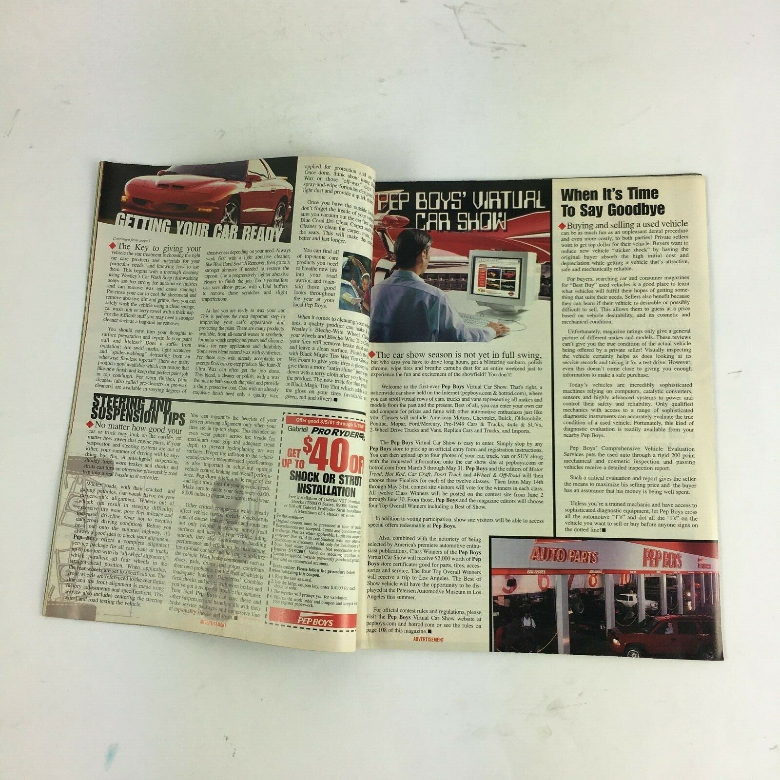 April 2001 Car Craft Magazine Paint Your Car At Home Do it Yourself Save Money