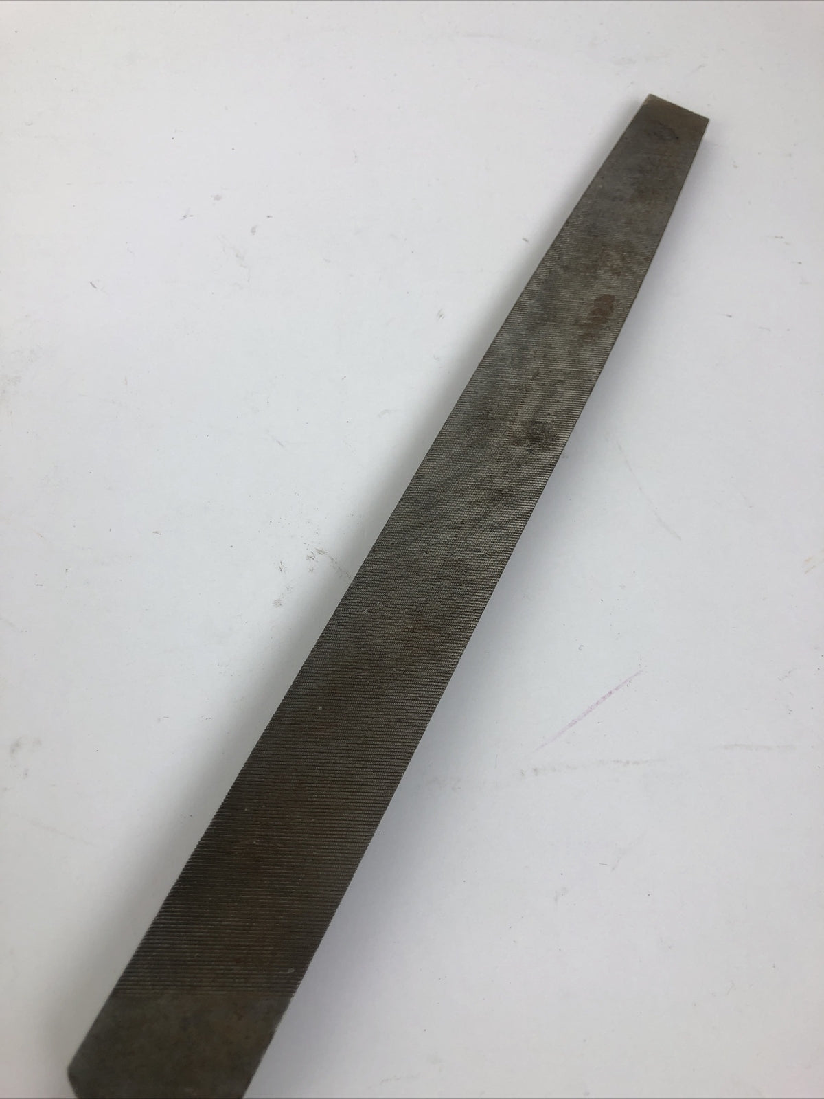 Vintage Wood Handle Heller Nucut File Smooth 10” (1”) Patented - Rare Find LOOK
