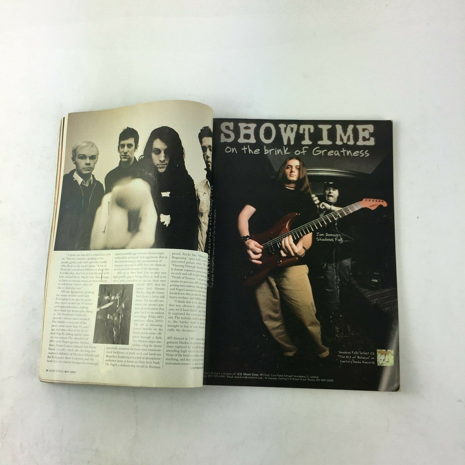 May 2003 Guitar World Magazine Summer Tour Invasion! Sanitarium Linkin Park