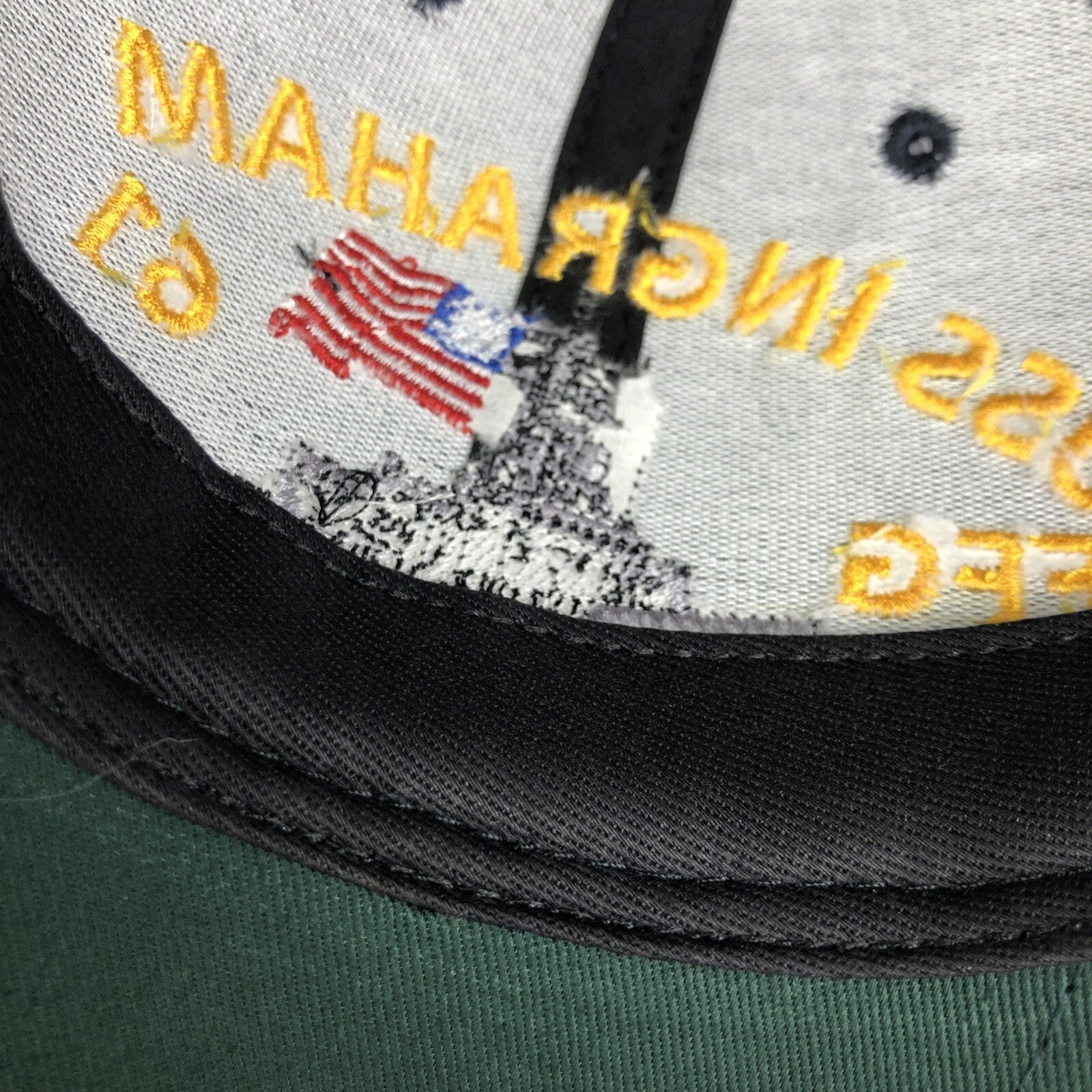 USS INGRAHAM FFG 61 The Corps USA Made Navy Baseball Cap Hat Adjustable - LOOK