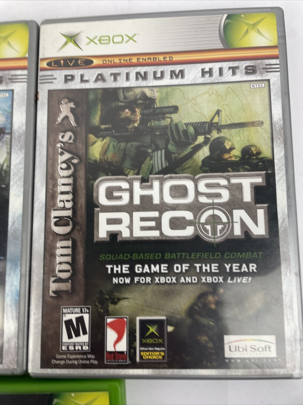 3 x Xbox Ghost Recon Tactical Game Lot Island Thunder Advanced Warfare Platinum