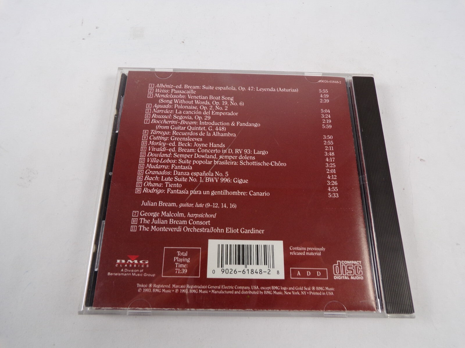 Highlights From The Julian Bream Edition The Ultimate Guitar Collection CD #43