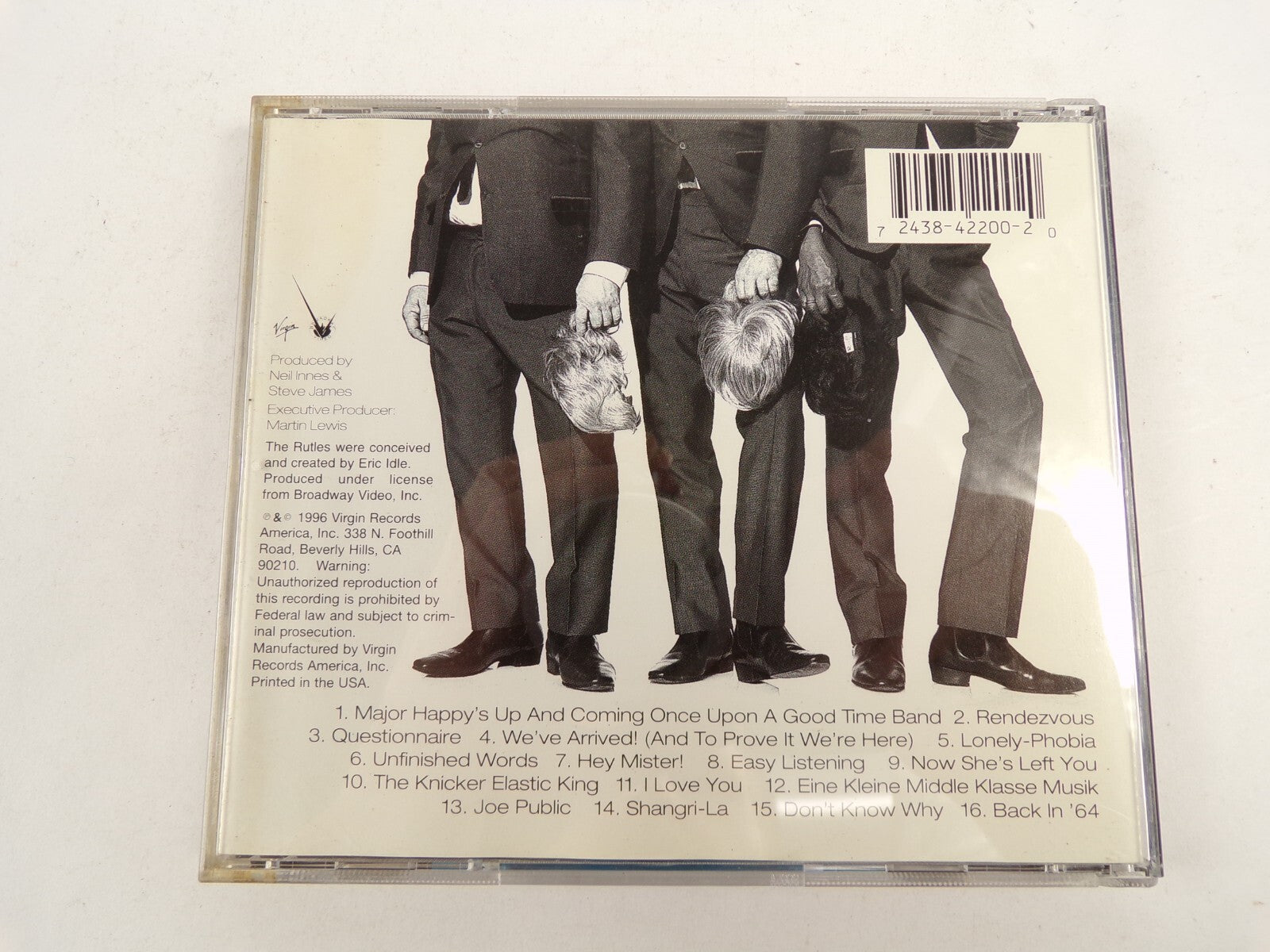 The Rutles Archeology Hey Mister! Easy Listening Joe Public Questionnaire CD#45