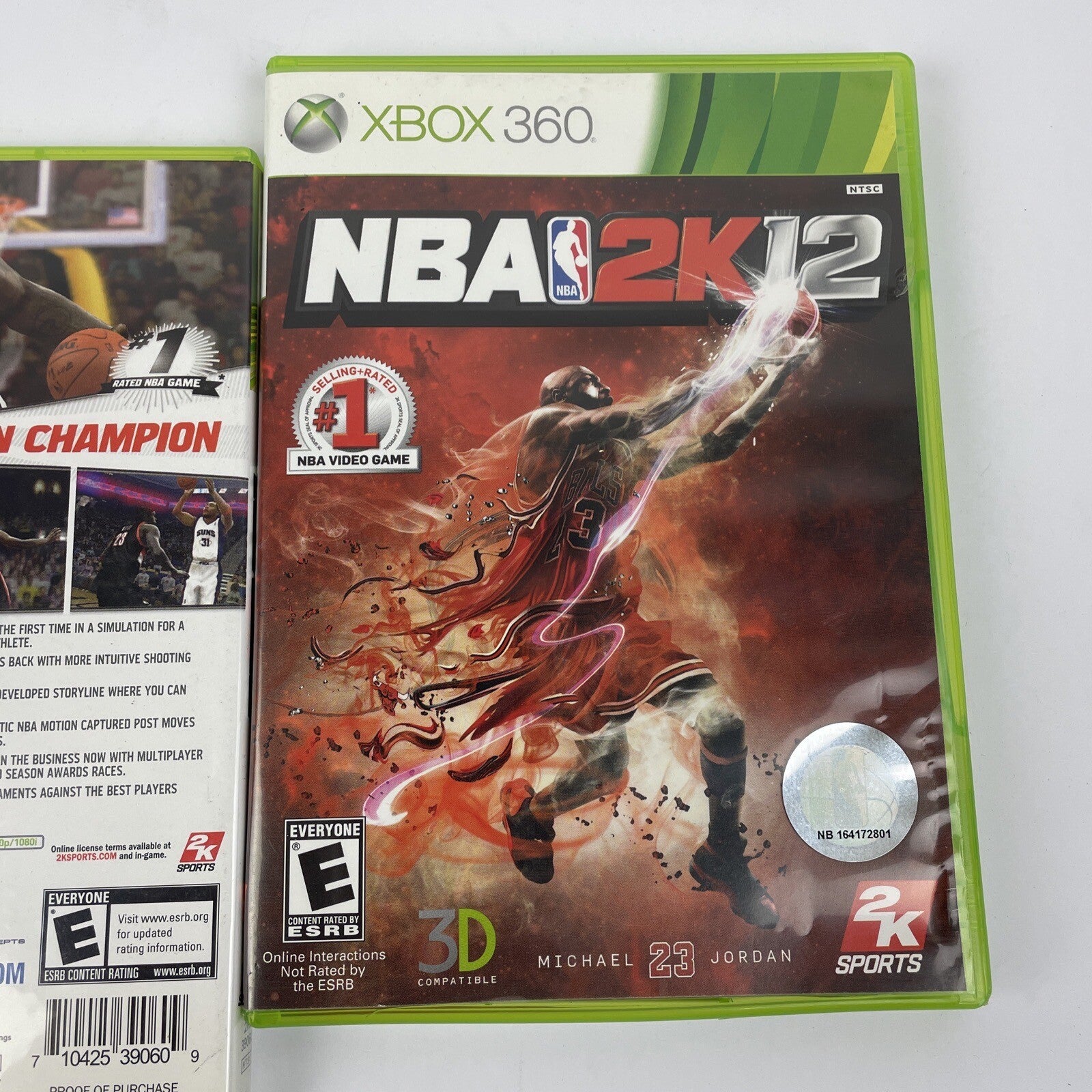 XBOX 360 Live : 2K Sports NBA 2K7 and XBOX 360 : NBA 2K12 - Complete - LOOK