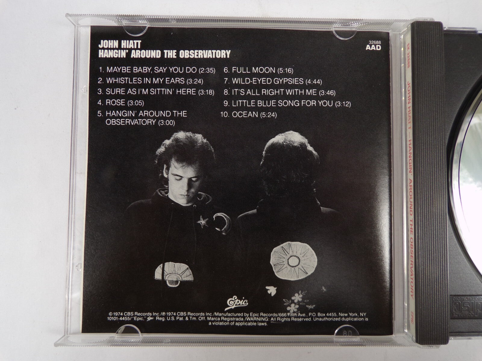 John Hiatt Hangin Around The Observatory CD #30