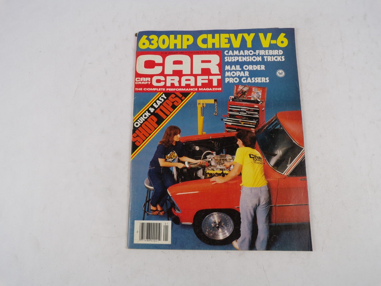 January 1981 Car Craft Quick & Easy Shop Tips! 630HP Chevy V-6 Camaro-Firebird