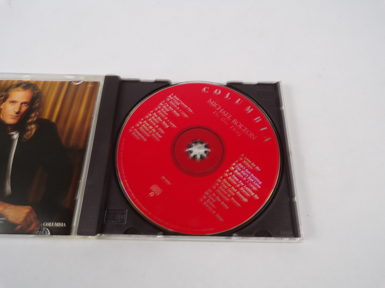Michael Bolton The One Thing Said I Loved You But I Lied I'm Not Made Of CD#46