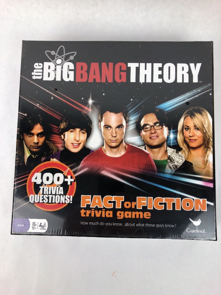 THE BIG BANG THEORY TRIVIA BOARD GAME FACT OR FICTION~TV SERIES~NEW & SEALED!