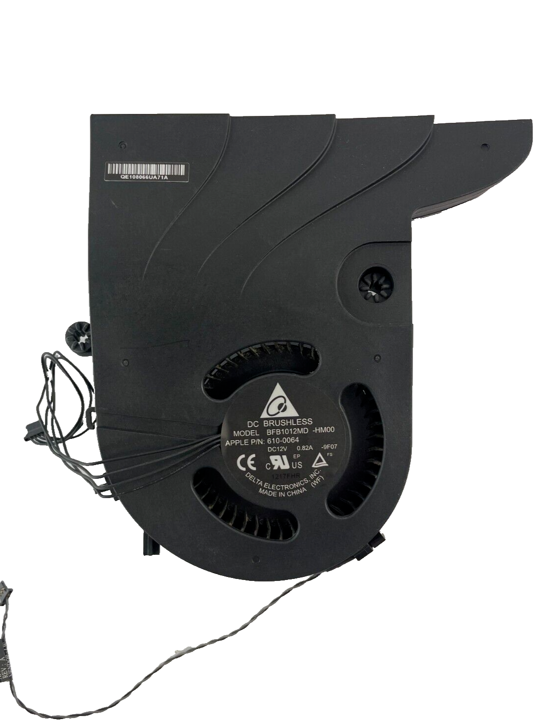 DC Brushless Apple P/N 610-0064 Model BFB1012MD DC12V - Wire CPU Cooling Fan