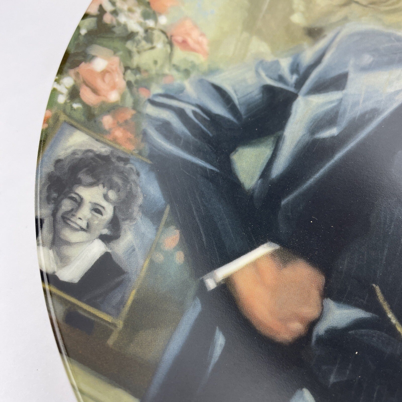 DADDY WARBUCKS Lil' Orphan Annie Collector's Plate Series 1982 Musical # C 7947