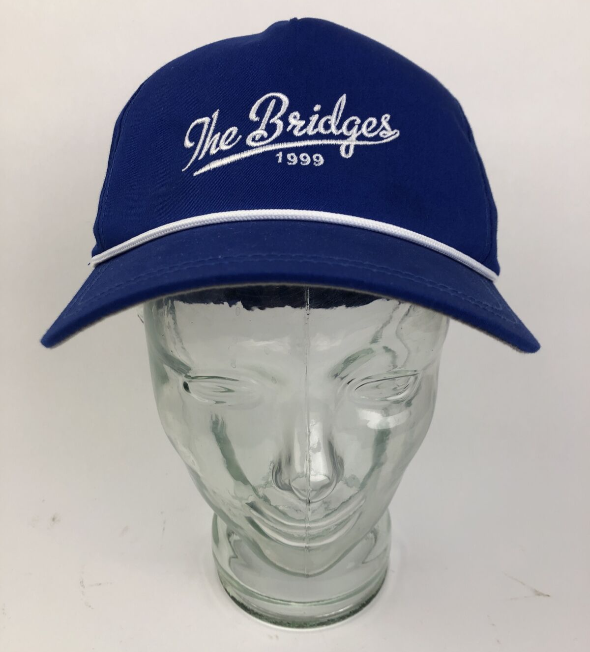 Vintage 1999 The Bridges Golf Course blue cotton embroidered adjustable hat cap