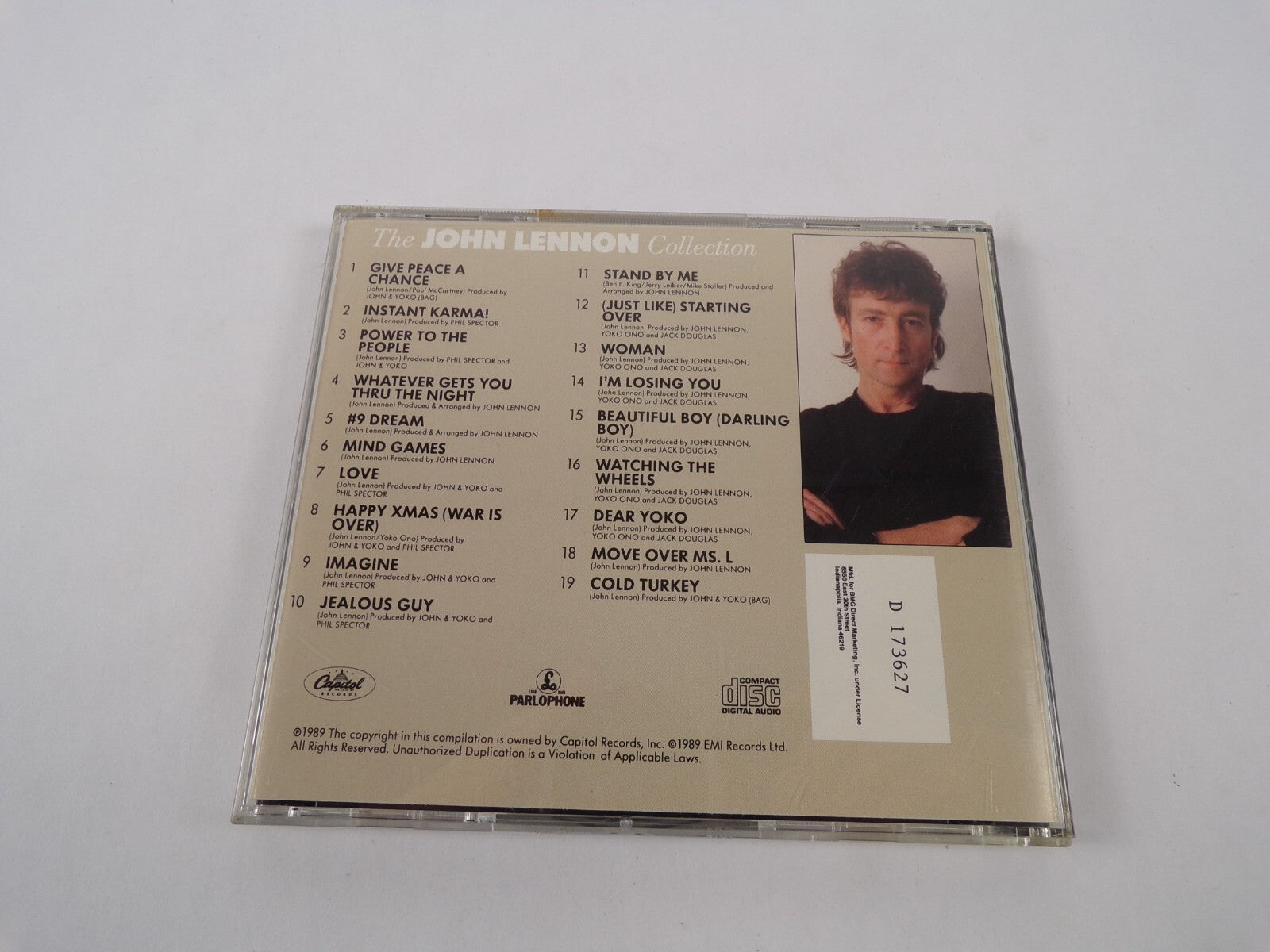 The John Lennon Collection Give Peace A Chance Instant Karma! Power To The CD#59