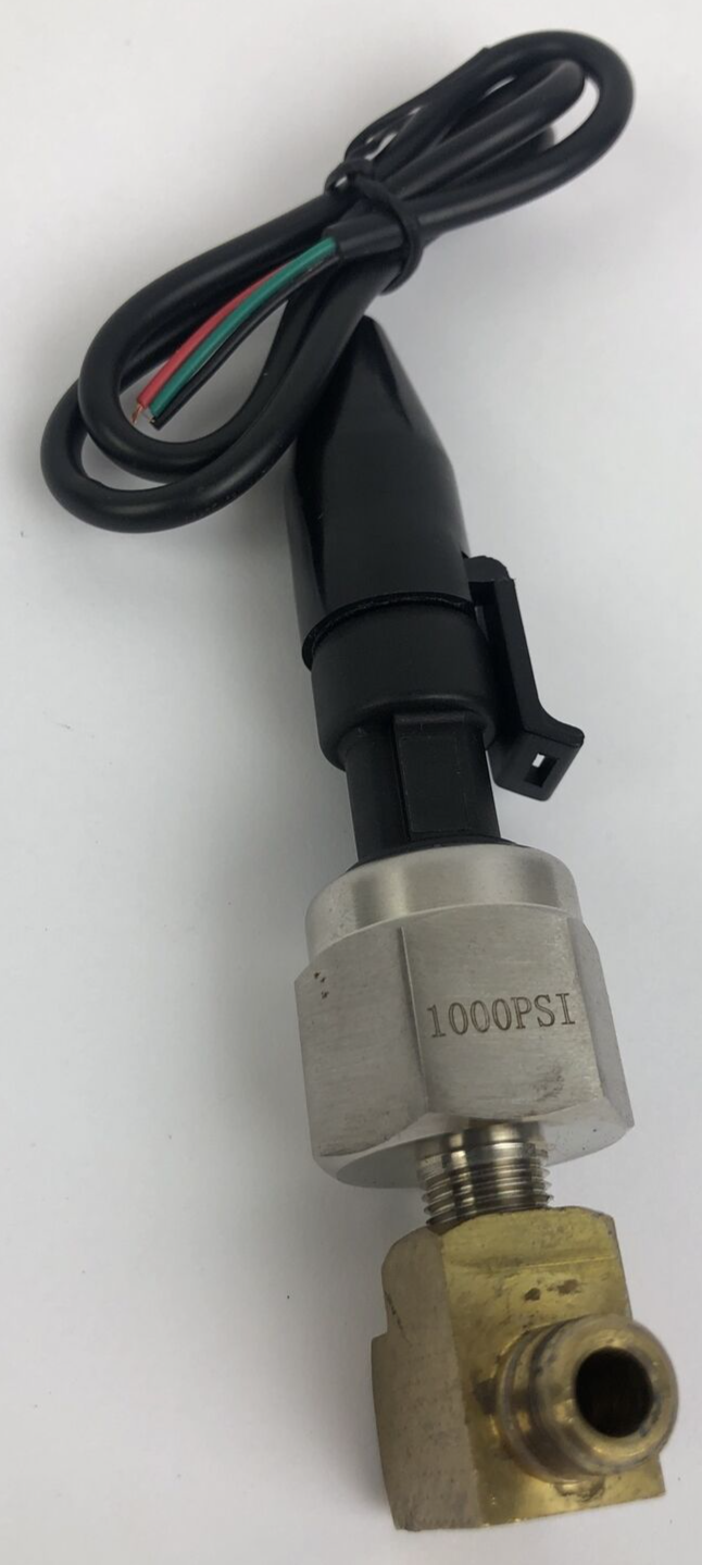 1000 PSI pressure transducer sender 3 pin wired sensor for oil fuel air and water pressure monitoring device