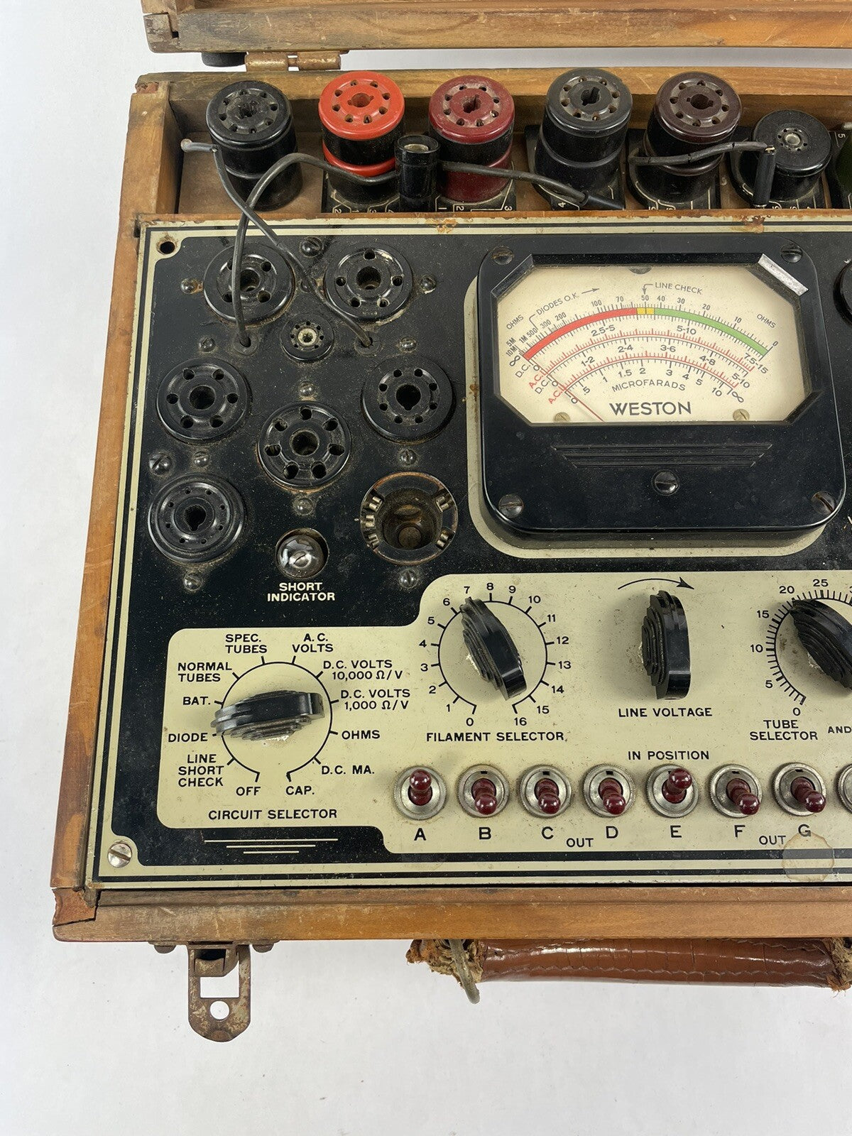 Weston Model 774 TYPE 4 VALVE TUBE TESTER ANALYSER