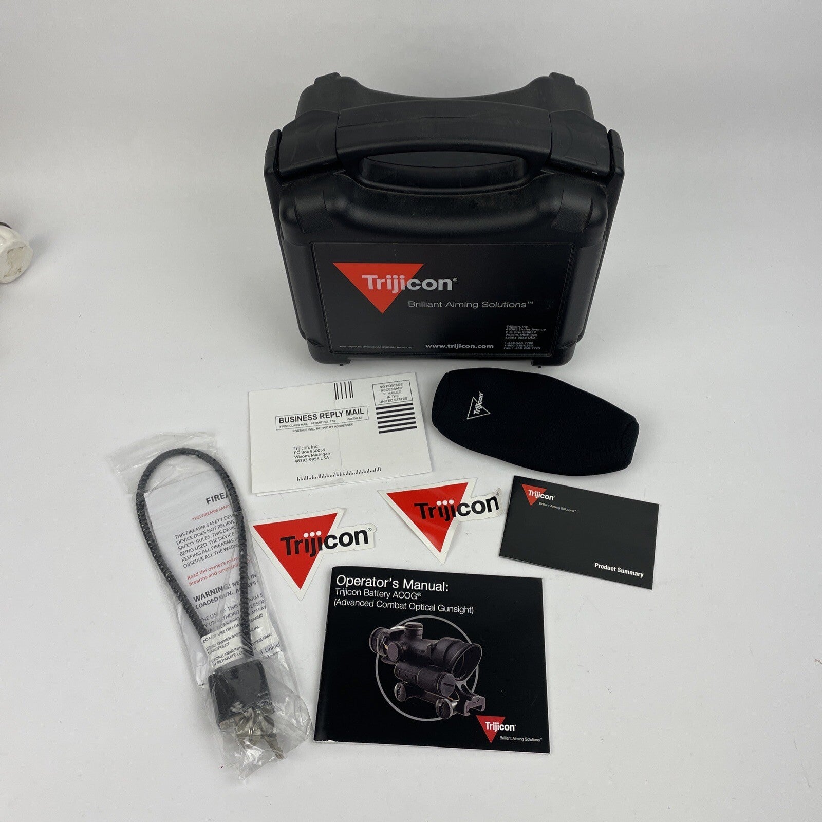 Trijicon MRO Empty Box Only Protective Carry Travel Hard Case Foam W Lock ++
