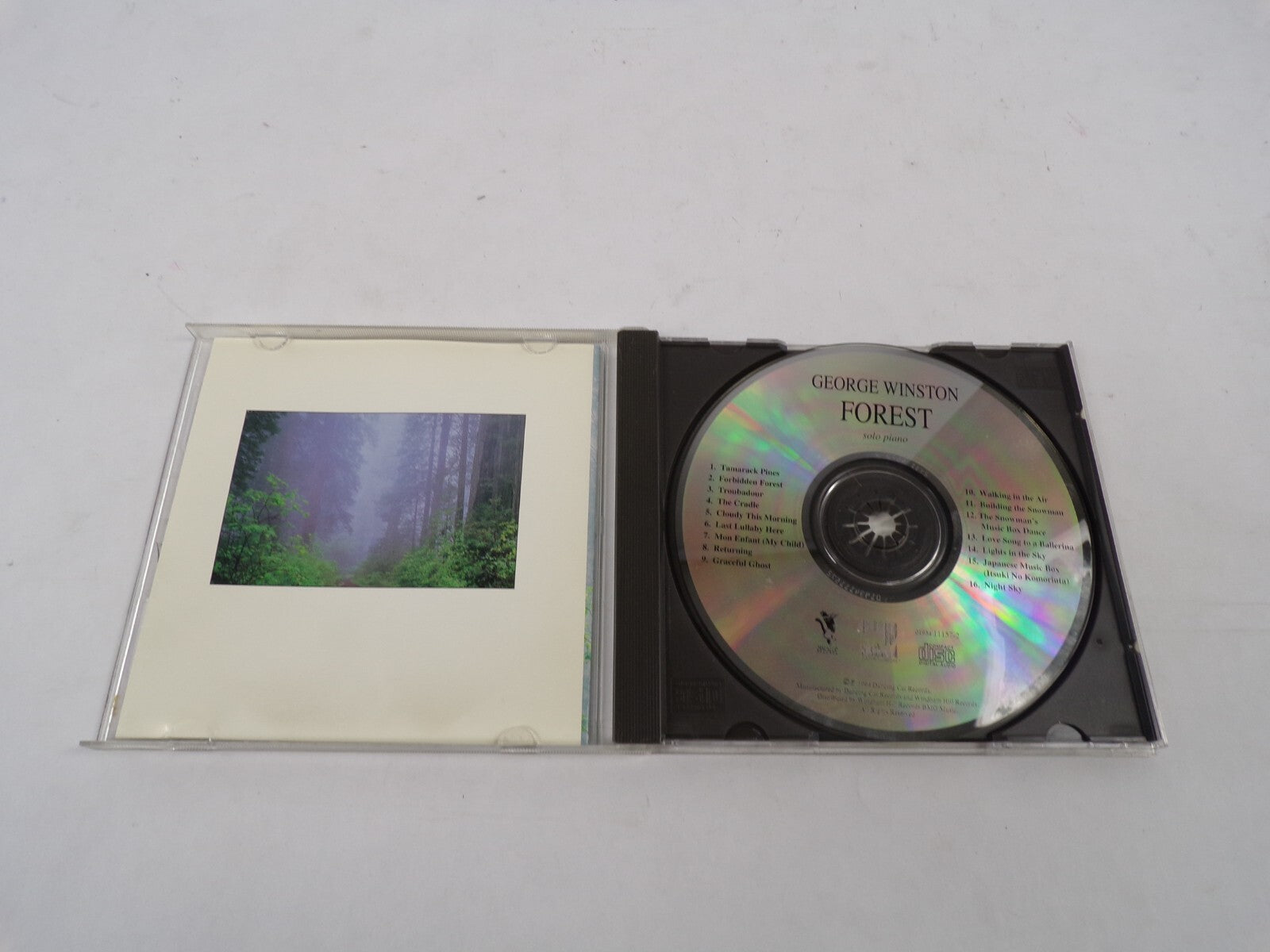 George Winston Forest Tamarack Pines Forbidden Forest Troubadour The CradleCD#26