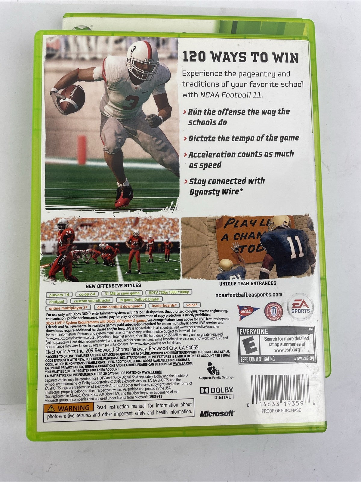 2 x XBOX 360 Madden NFL 12 ( Microsoft Xbox 360, 2011 ) NCAA Football 2011 Tebow
