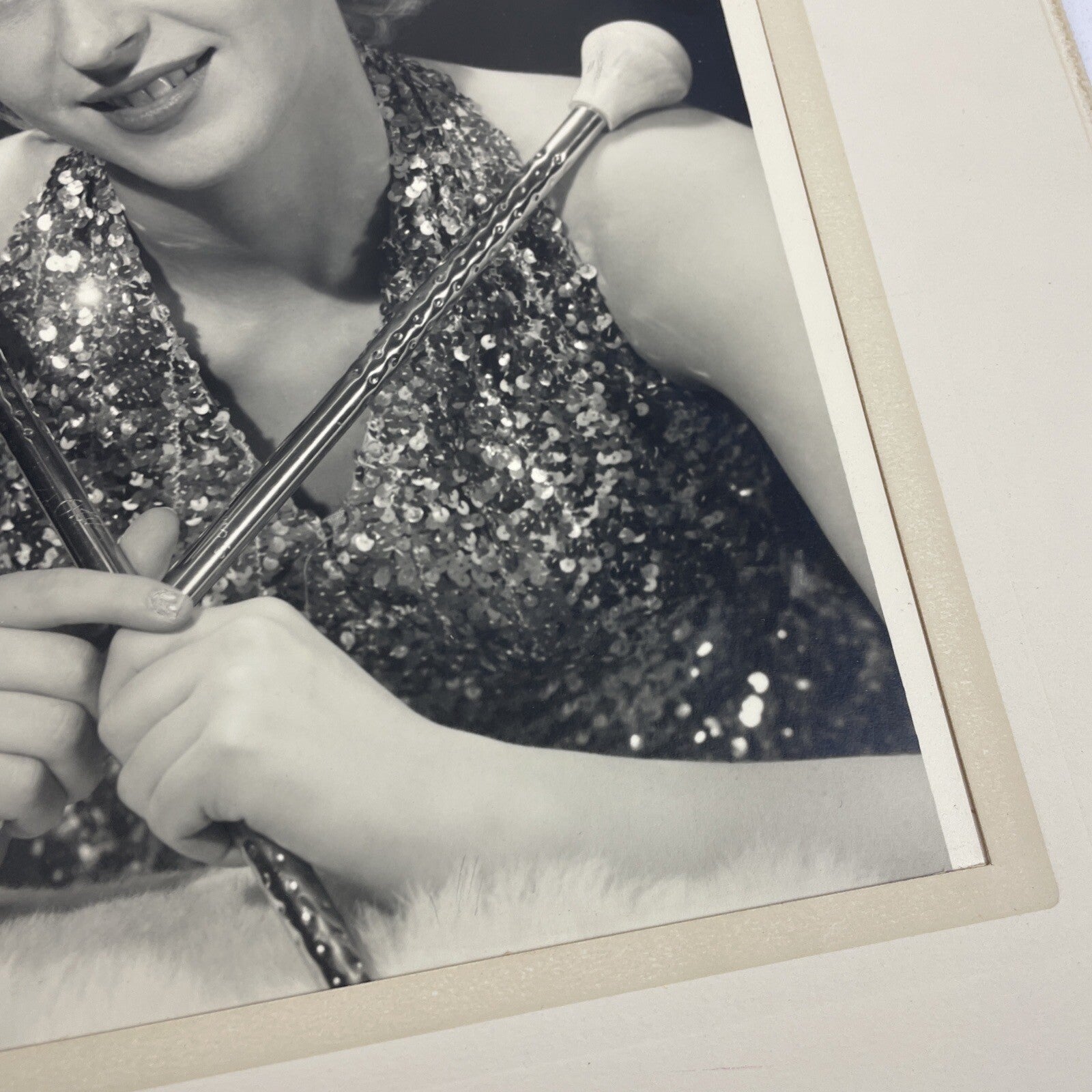Vintage 1956 Photo Baton Twirlers Portrait Miss Ann Lampkin California 8"x 10"