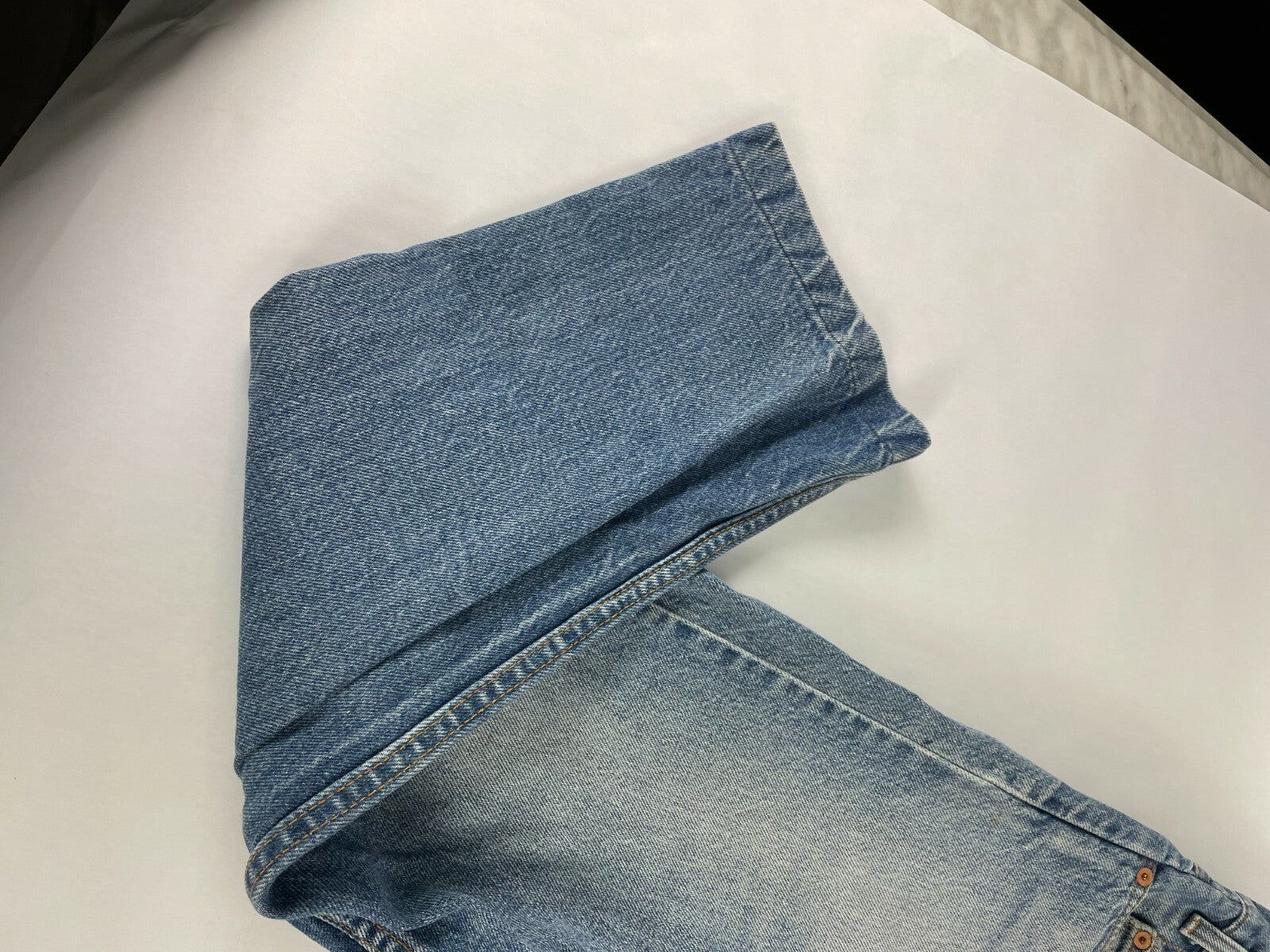 Levi's Men's Light Blue 505 Regular Fit Straight Leg Jeans Size W 32 L 32