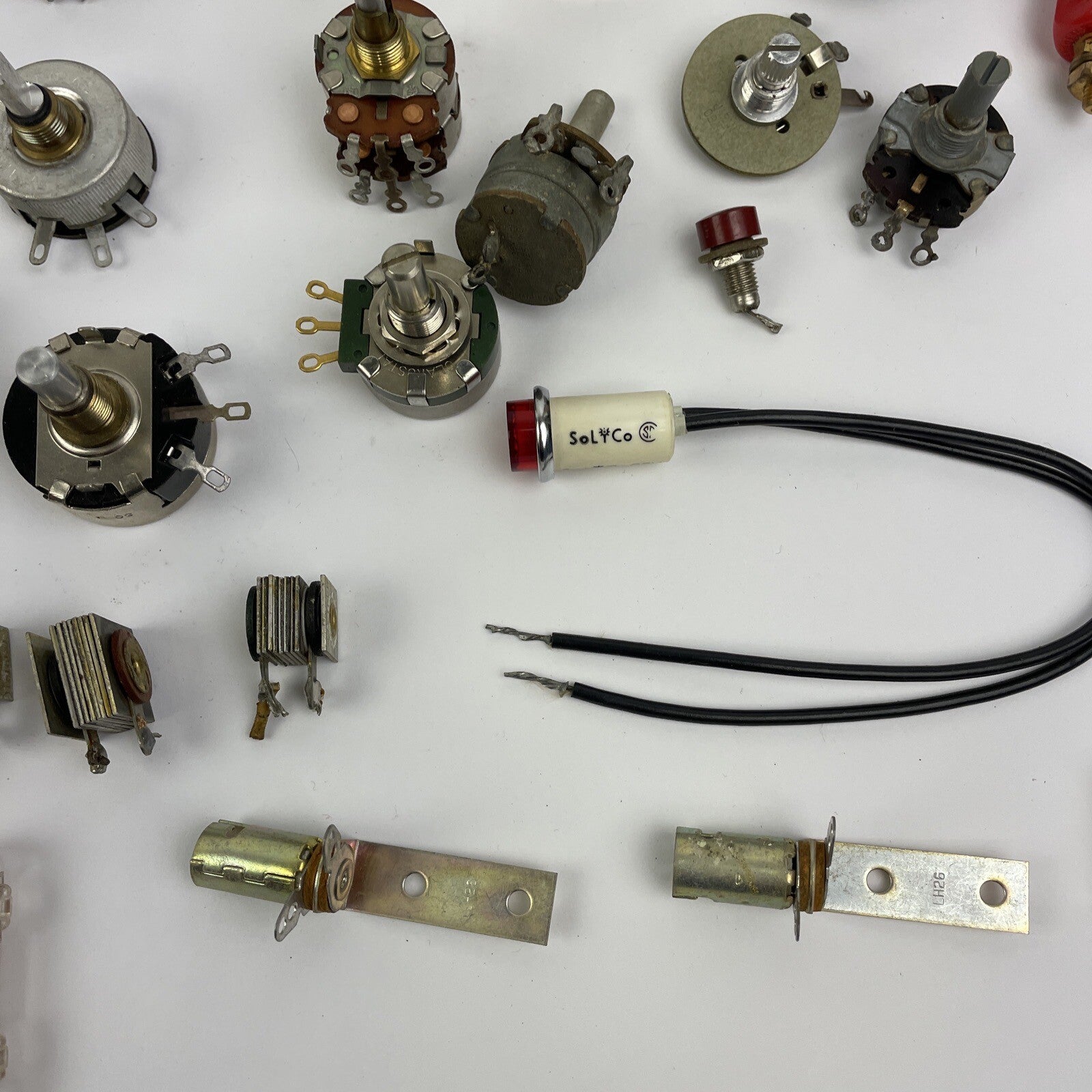 Huge Lot KLIXON Limit Switches Cessna Instrument Panel Parts Sprague RCA + LOOK