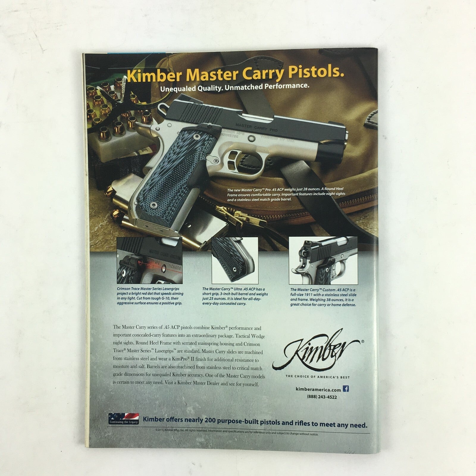 September 2014 Guns & Ammo Magazine 9mm Stag Arms Springfield XDs 4.0 Merkel RX