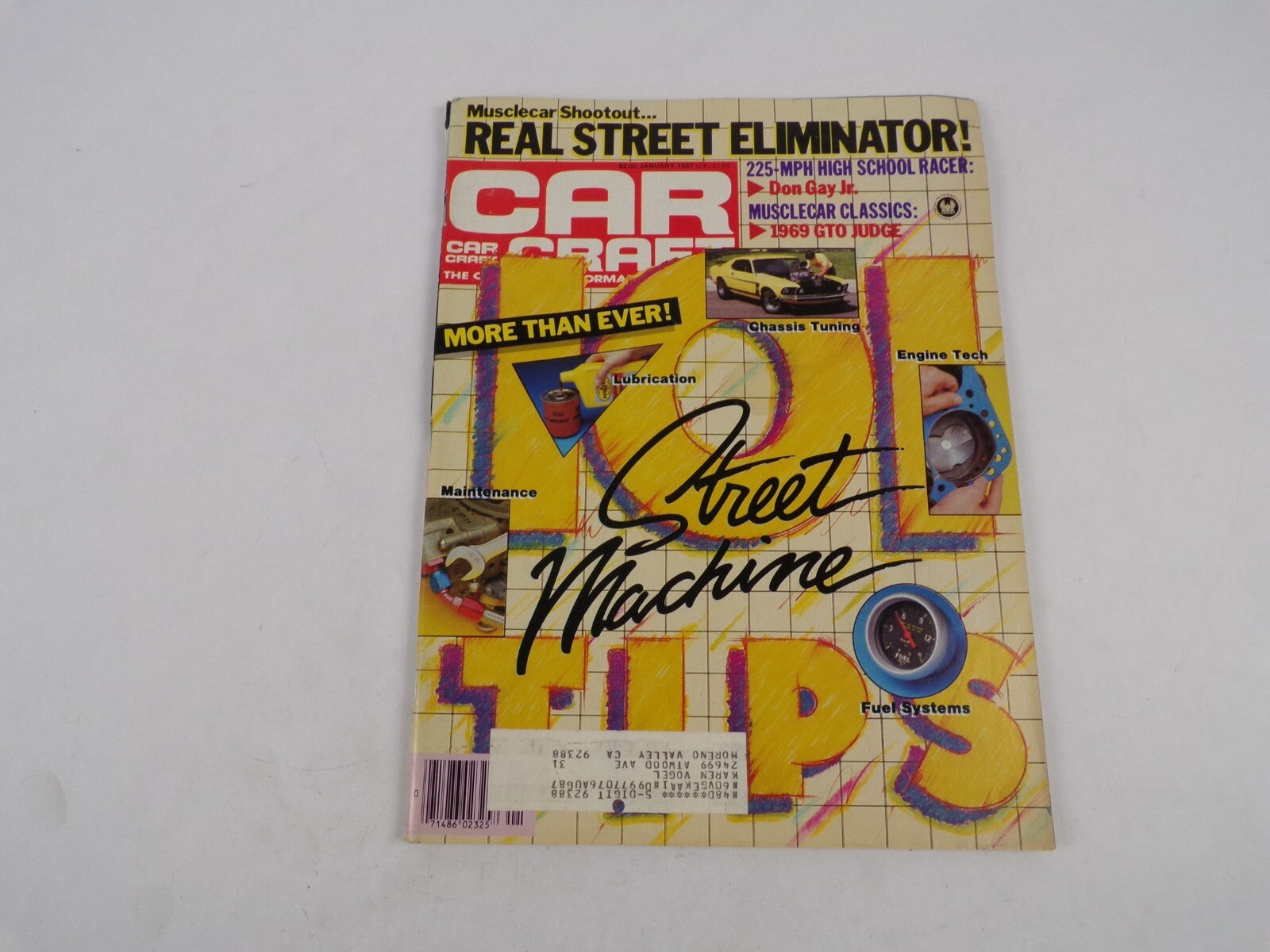 January 1987 Car Craft Street Machine Real Street Eliminator! Muscle Shootout