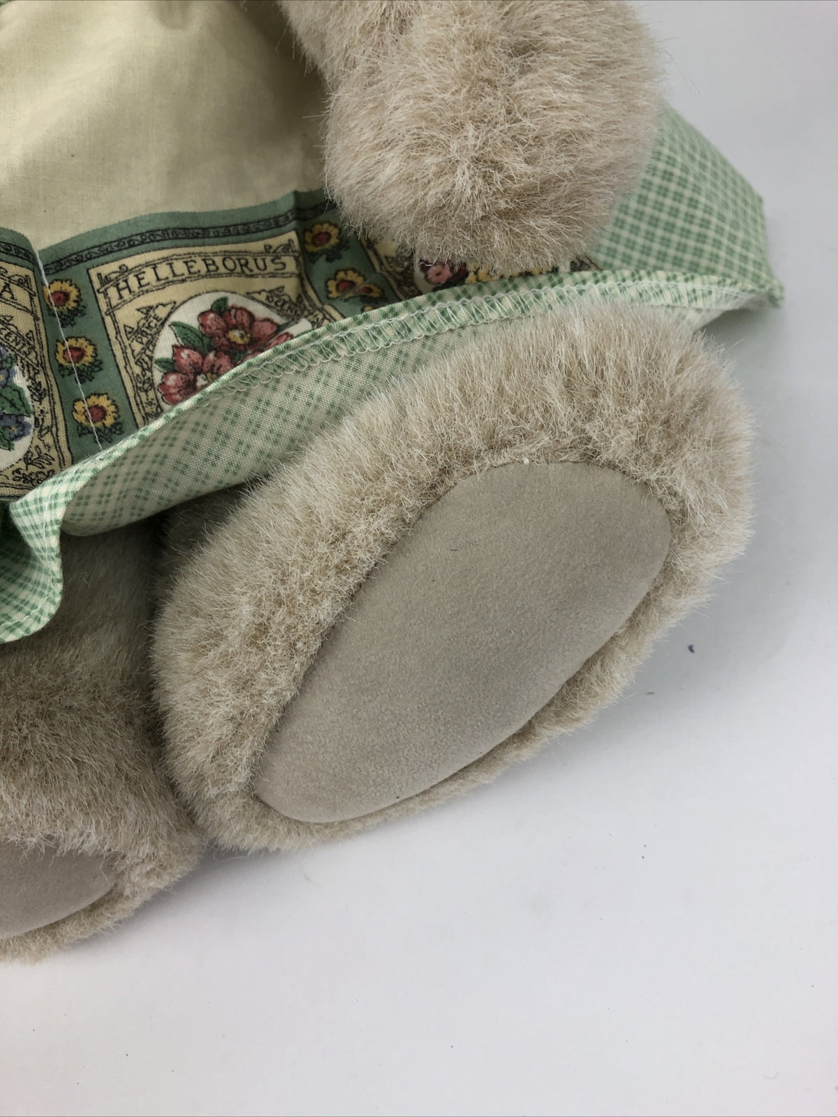 NOS THE VERMONT TEDDY BEAR COMPANY 21" Fully Dressed Jointed Limbs Straw Hat