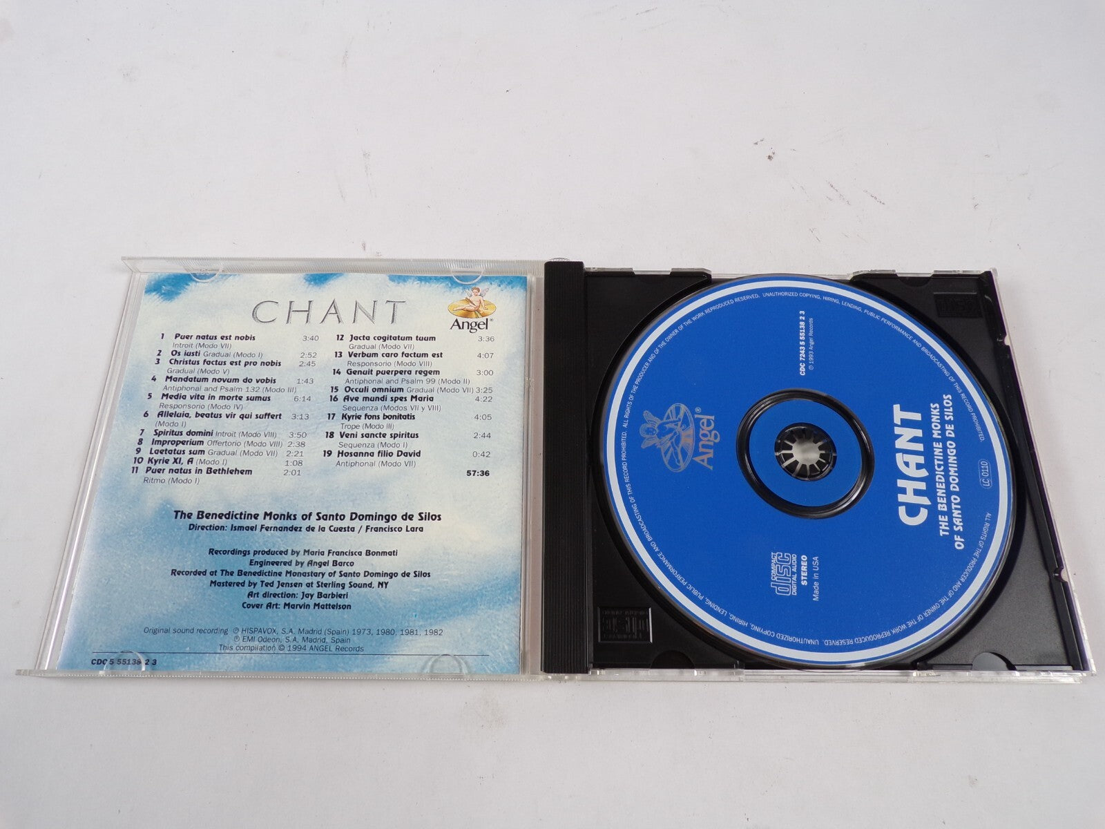 Chant The Benedictine Monks Of Santo Domingo De Silos Os iusti Laetatus CD#39