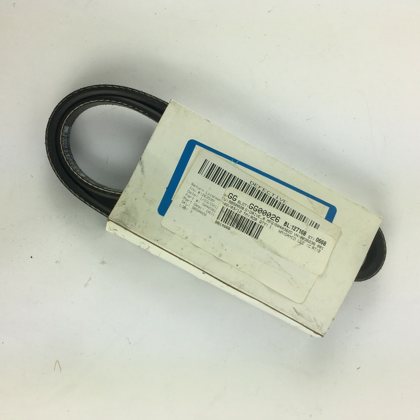 Genuine Automotive V-Ribbed Belt FS12-18-381 A A3