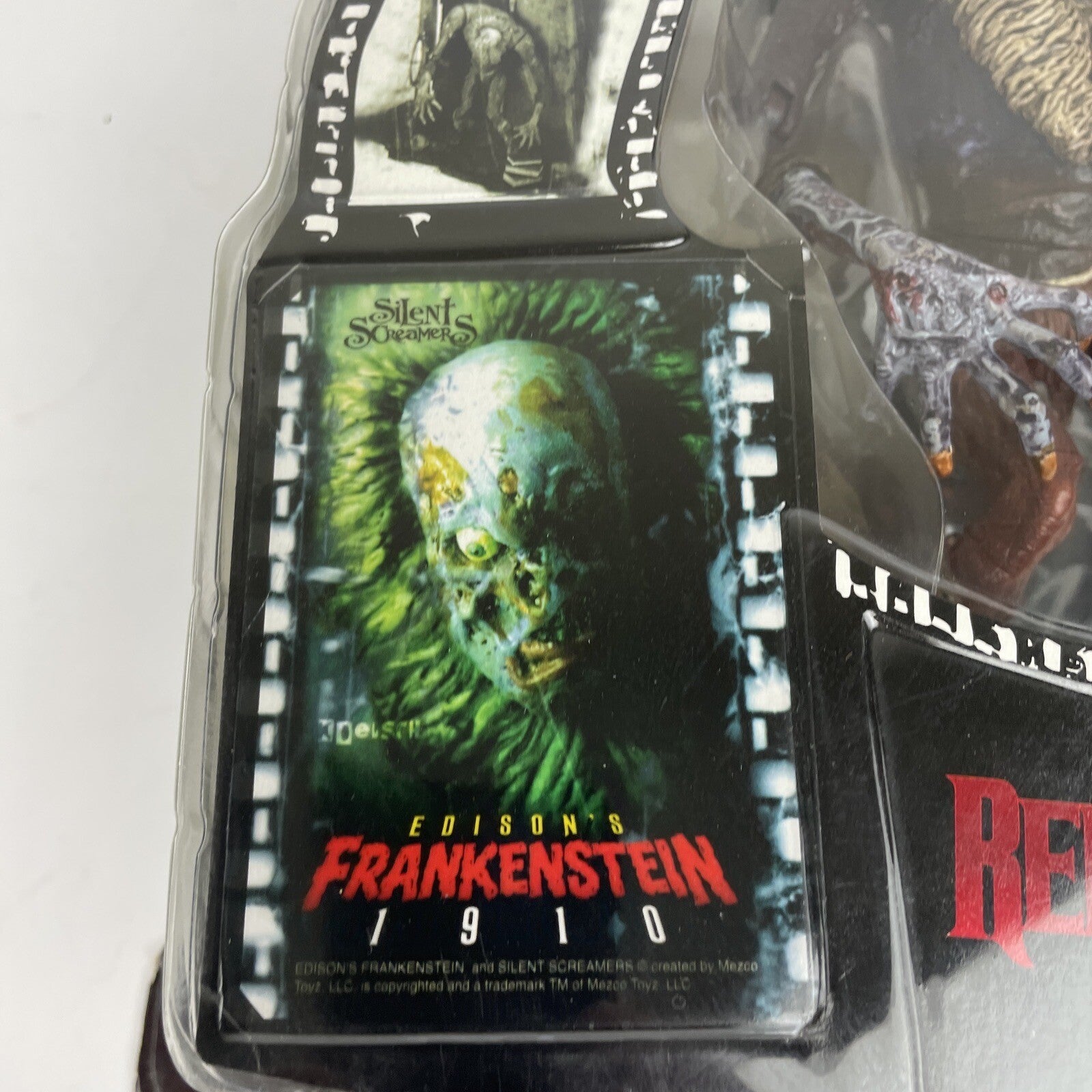SILENT SCREAMERS FRANKENSTEIN MEZCO NEW SEALED EDISON'S 1910 REEL MASTERS
