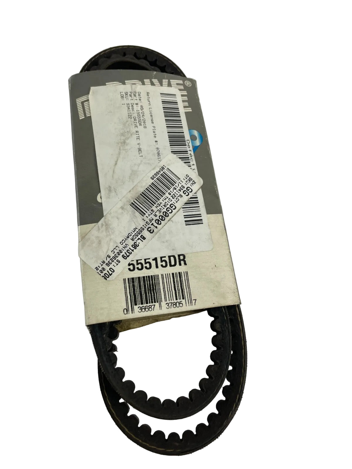 Dayco Drive Rite 155515DR serpentine belt OEM automotive accessory drive replacement belt A10 EPDM rubber engine belt