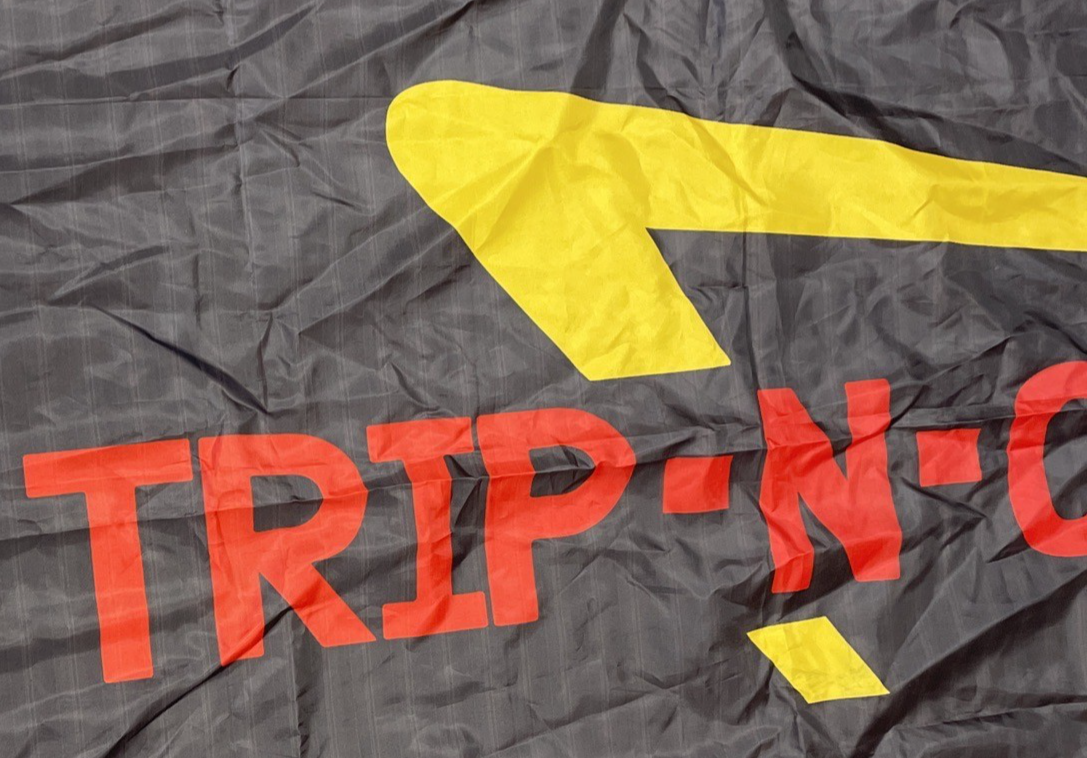 IN N OUT BURGER - Trippin' OUT 56" x 35" FLAG BANNER ADVERT Advertisement -RARE