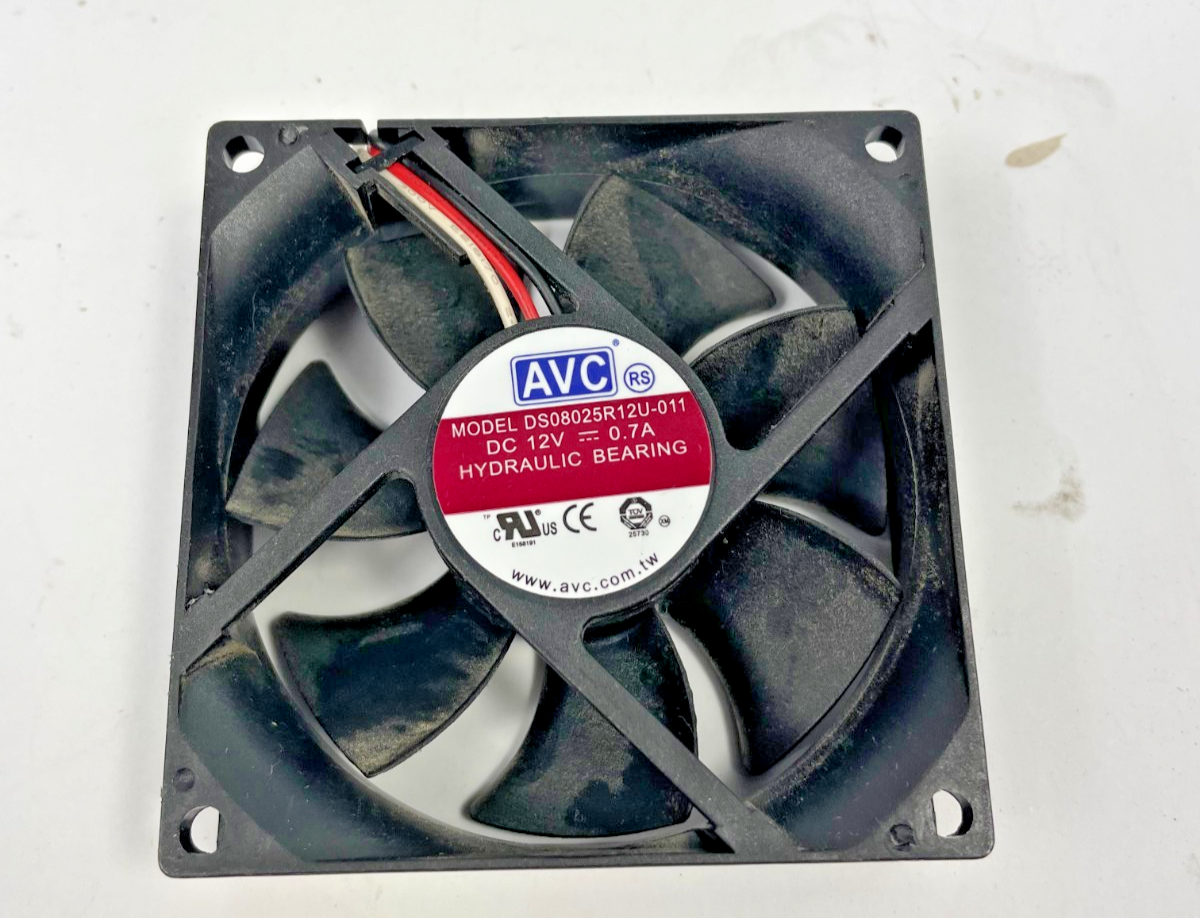 AVC DS08025R12U-011 DC CPU Cooling fan DC 12V, 0.7A