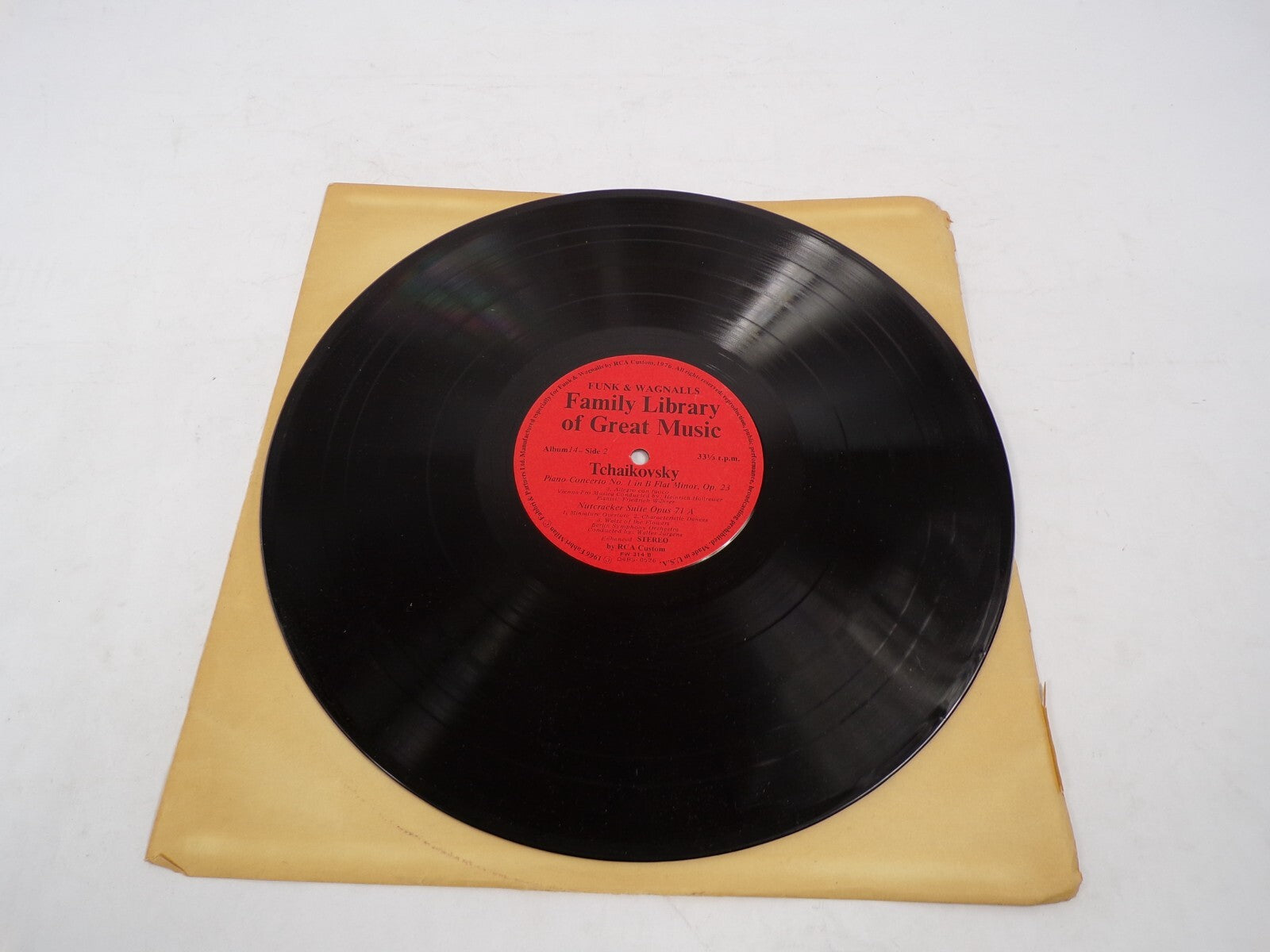 LE QUEBEC EN FETE Stereo Funk and Wagnalls Tchaikovsky Vinyl Records
