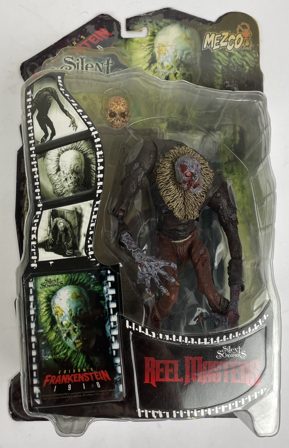 SILENT SCREAMERS FRANKENSTEIN MEZCO NEW SEALED EDISON'S 1910 REEL MASTERS