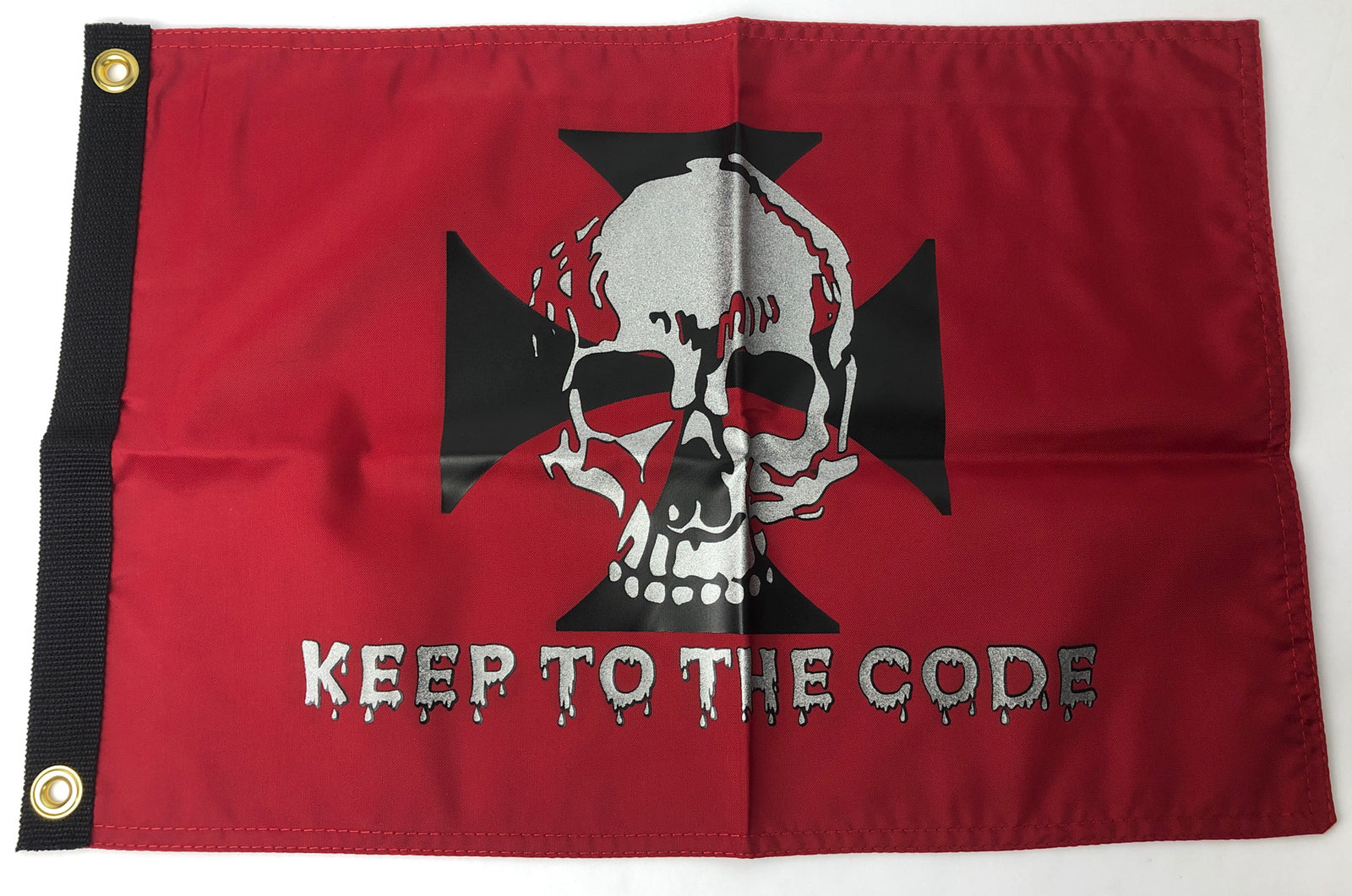 KEEP To The CODE 12" x 18" Flappin Flags Flag Banner Double Sided Print Quality