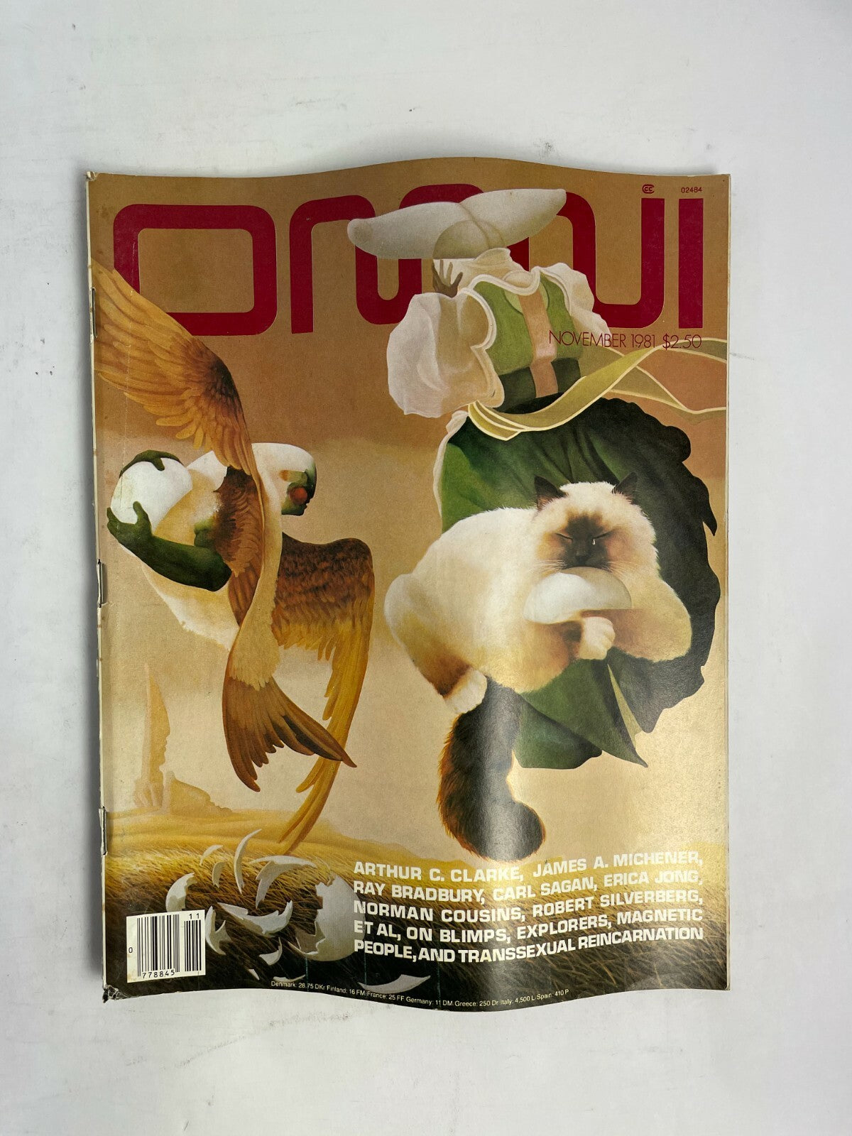 November 1981 Omni Magazine Ray Bradbury Carl Sagan Norman Cousins Explorers