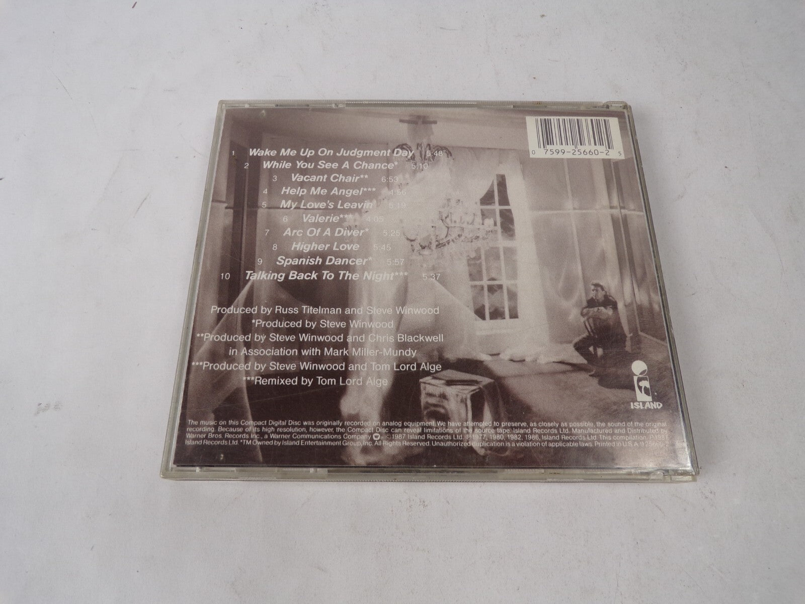 Steve Winwood/Chronicles Wake Me Up On Judgment Day While You See A Chance CD#62