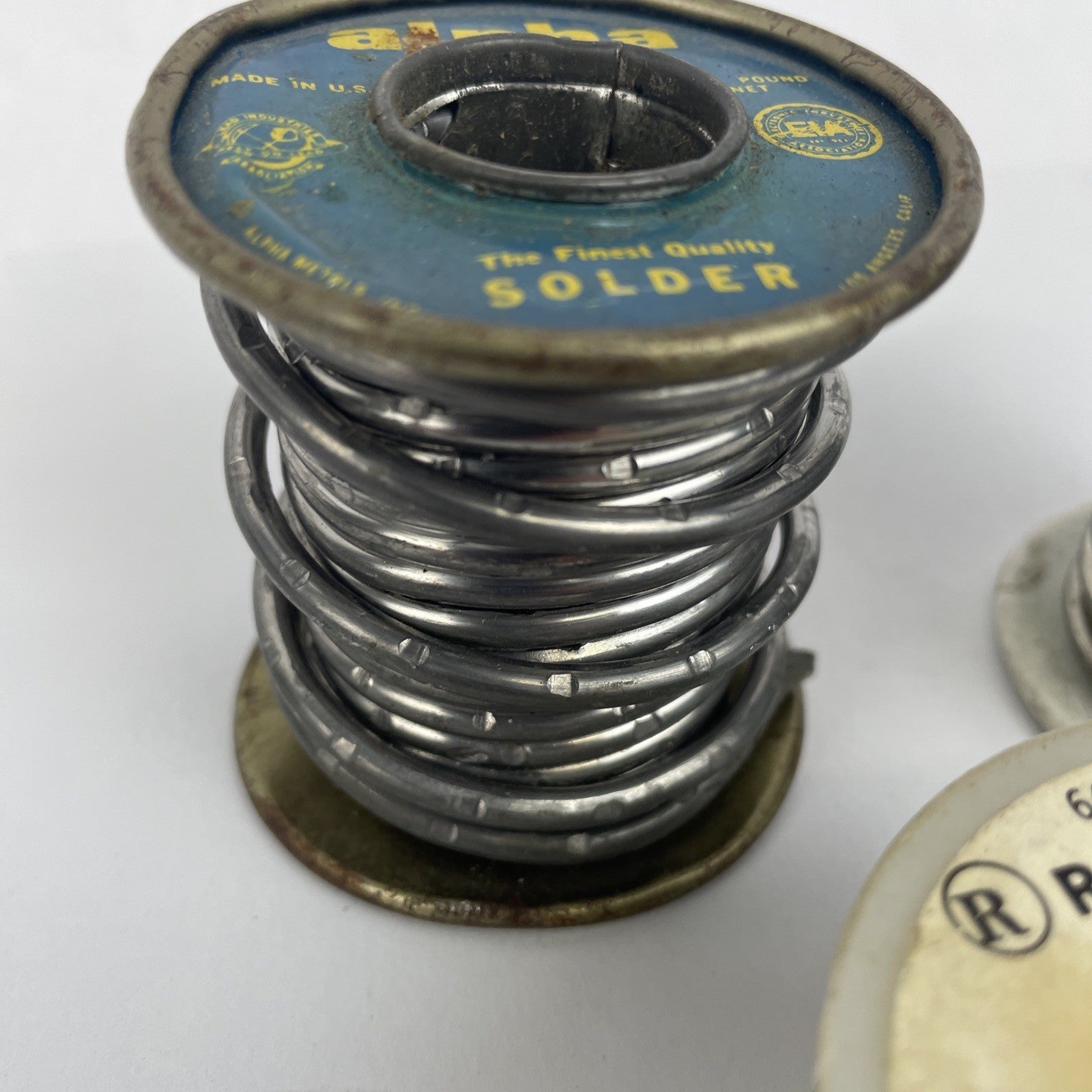 Alpha Oatey Safe Flo lead free plumbing wire solder with .032 rosin core solder