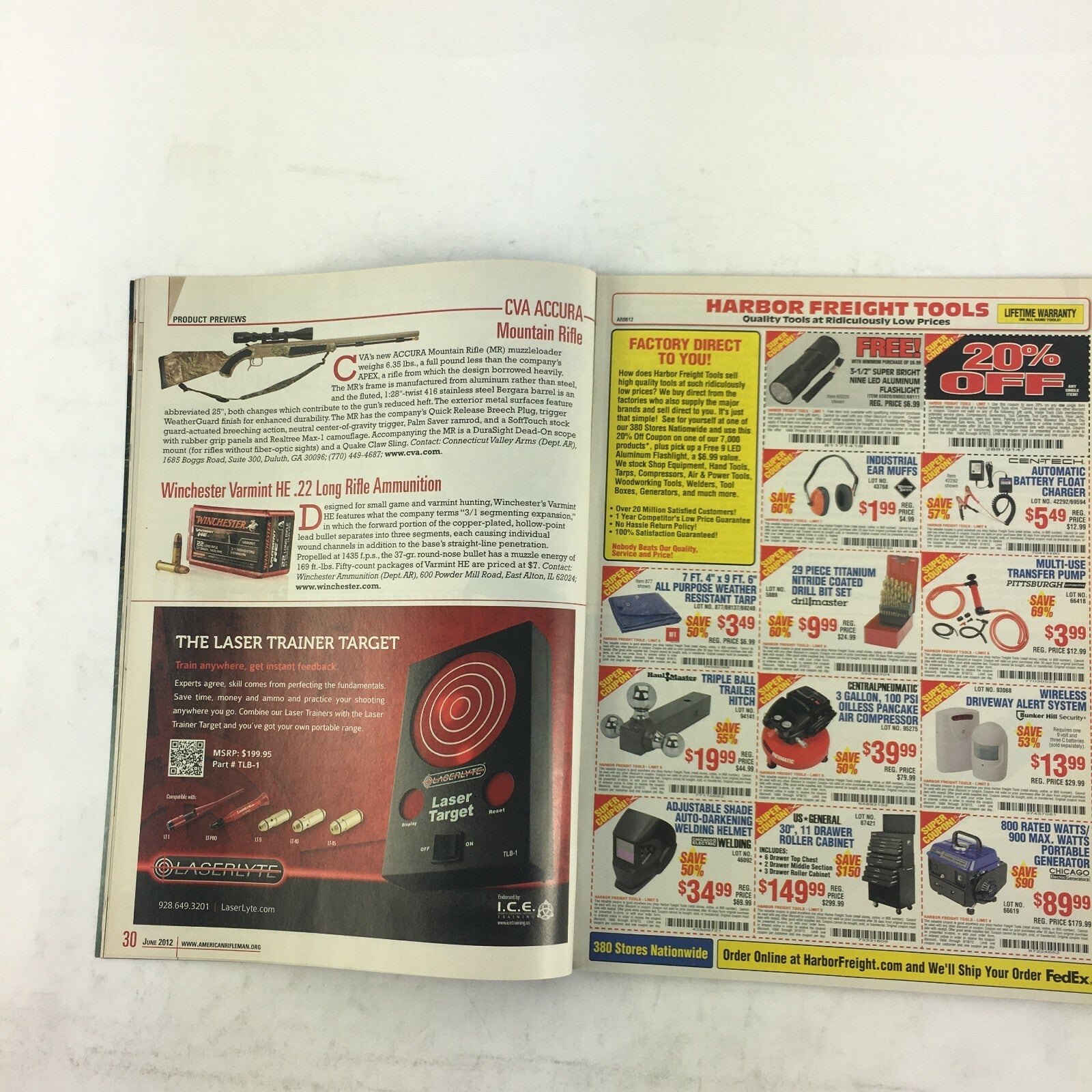 June 2012 American Rifleman Magazine The ChallengeCoin All in 2012 WayneLapierre
