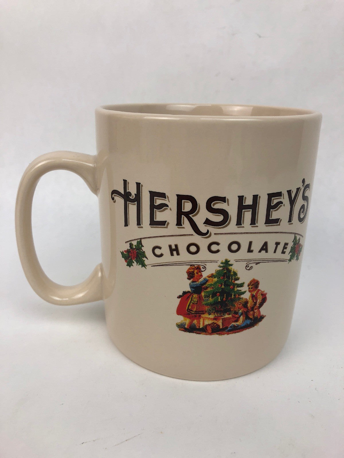 RARE LRG Hershey's Chocolate CHRISTMAS Mug by Galerie Holds 30 Ounces - FSTSHP