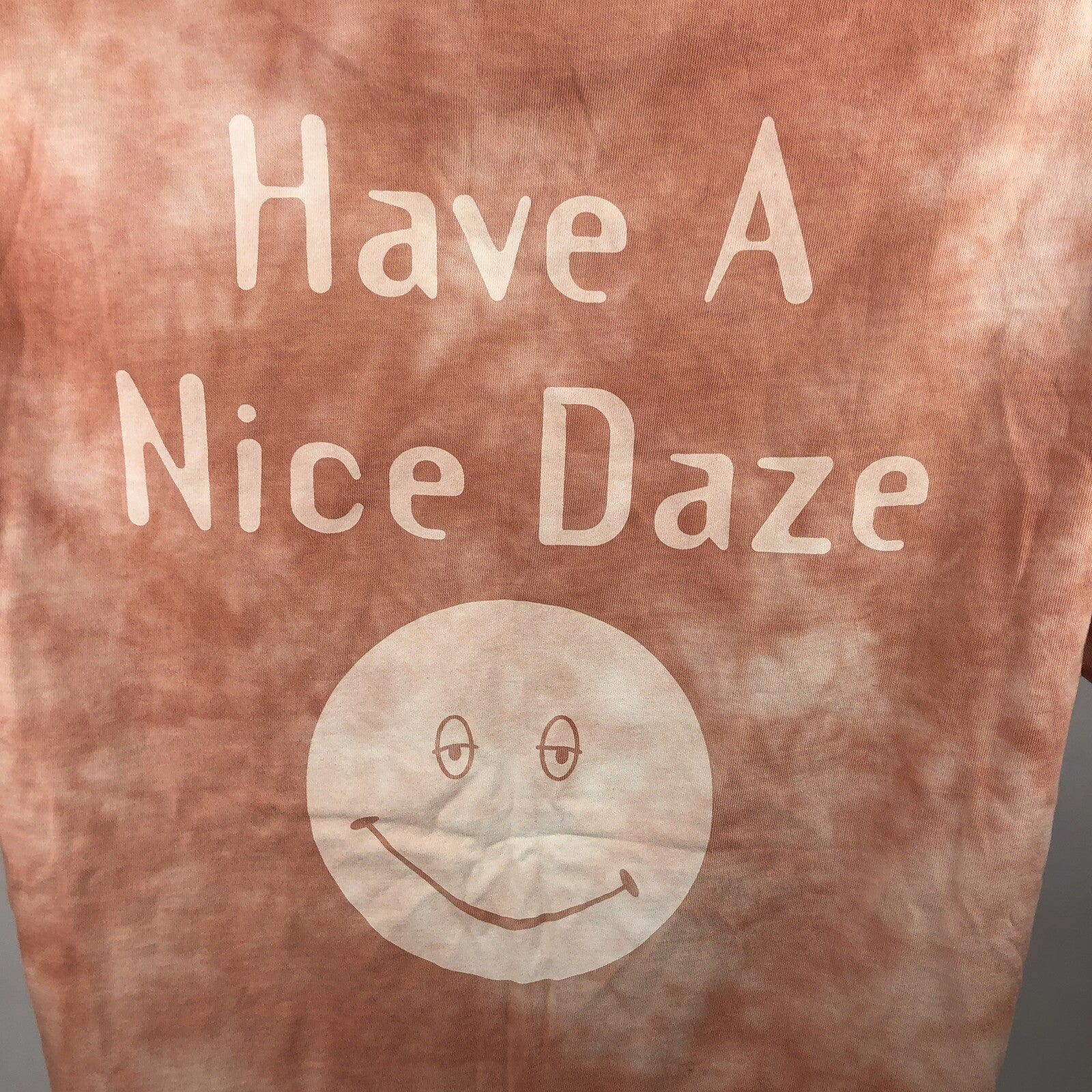 Dazed and Confused Mens Medium Pink Tie Dye T-Shirt by Tailgate NOS