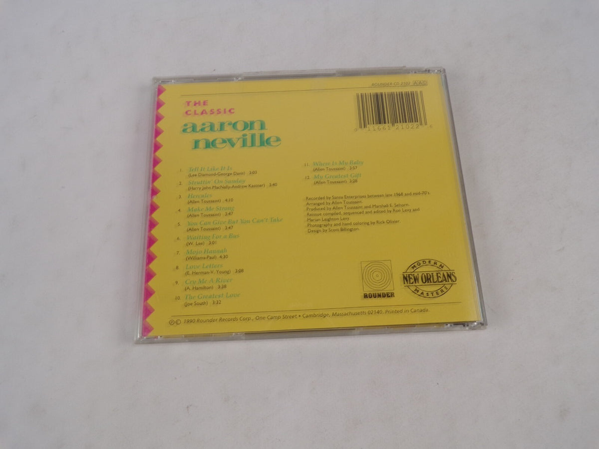 The Classic Aaron Neville My Greatest Gift Tell It Like It Is Struttin On CD#22