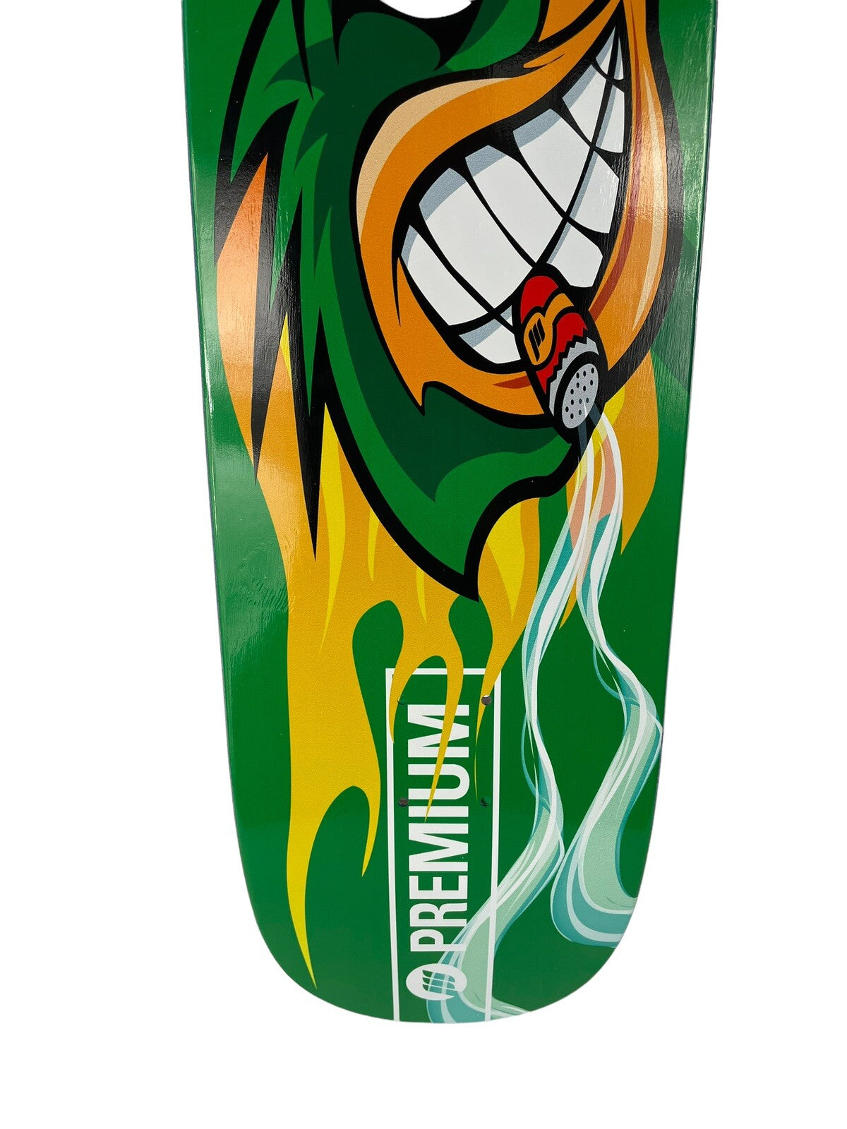 Raging Duck Racing premium shaped pool skateboard deck 8.9 x 32.5 inches.