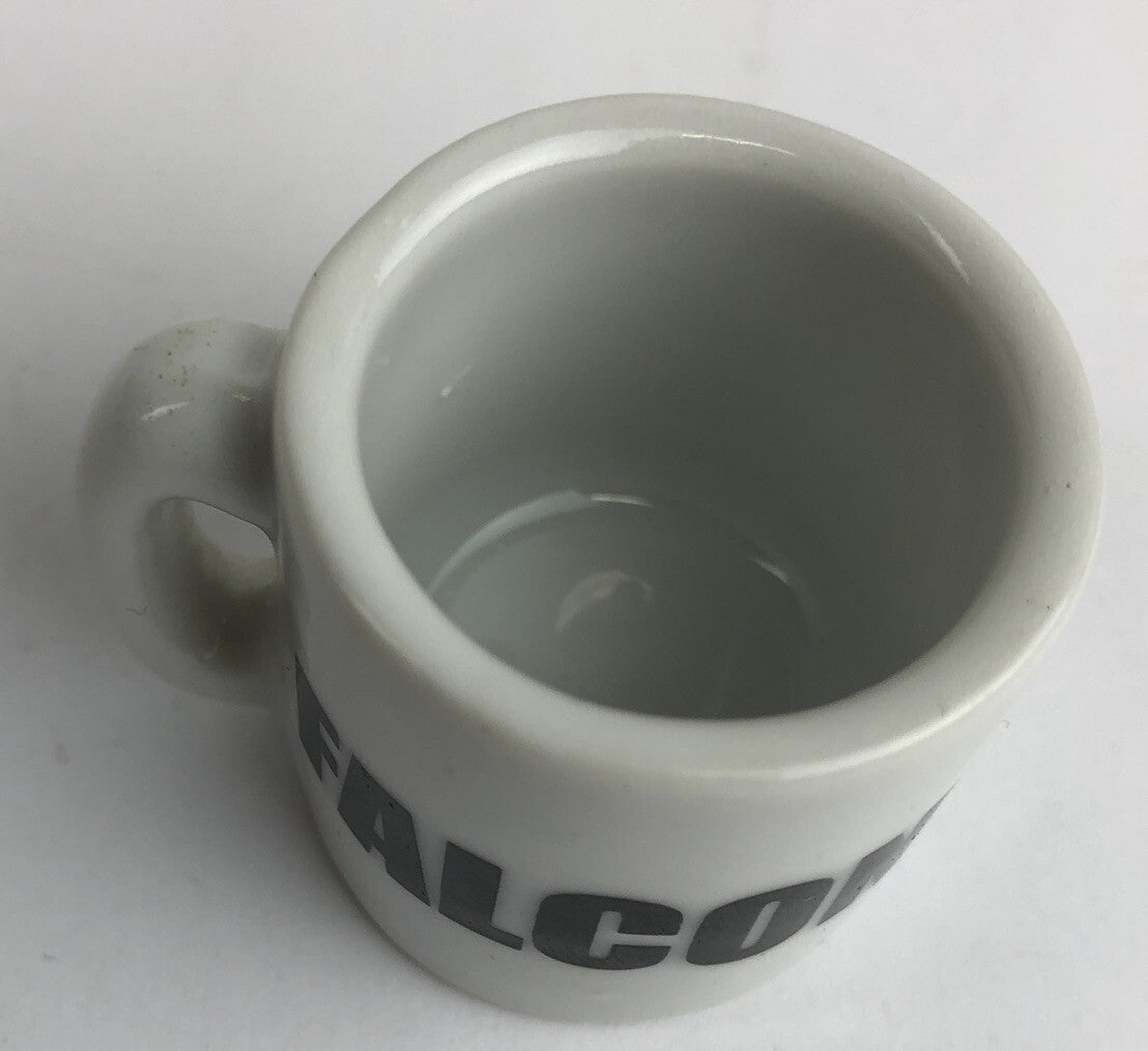 Vintage NFL Mini Coffee Cup Mug Atlanta Falcons 1.25" Collectible Miniature