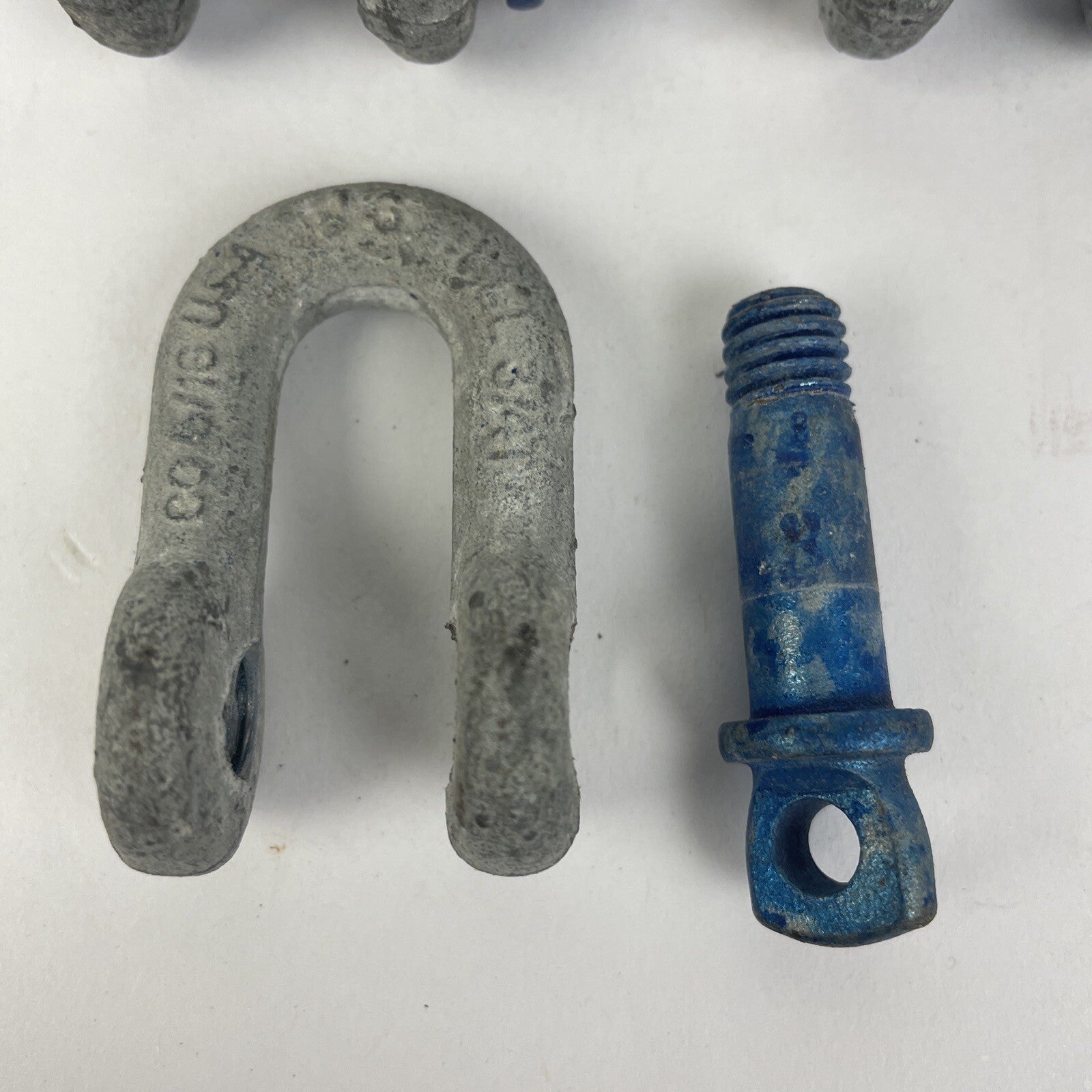 4 x CO 5/16 Inch D Shackle Anchor - 4 PACK - WLL 3/4 Ton Rating USA - LOOK