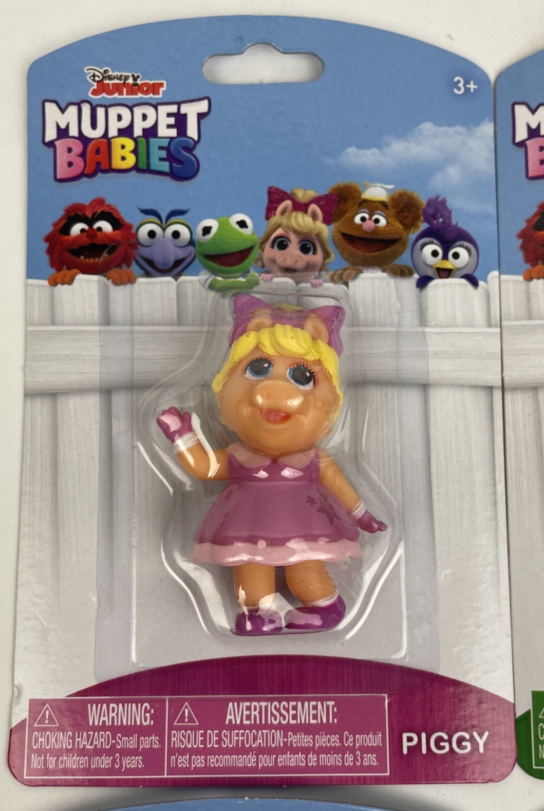 6 x Disney Junior Muppet Babies Figurines Lot NIB Piggy Kermit Gonzo Fozzie ANML