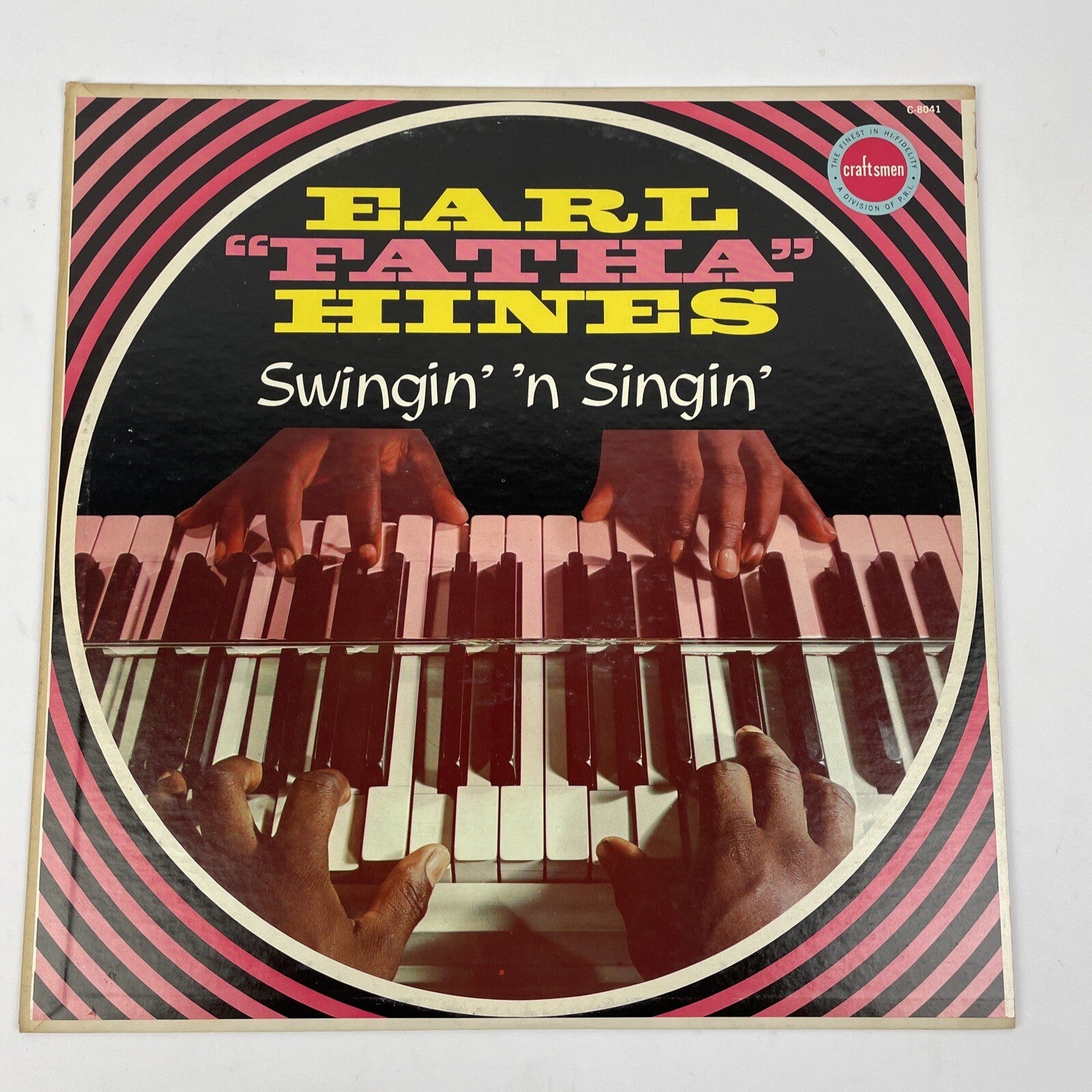 Earl Fatha Hines Swingin' 'n Singin' VINYL LP 1960 CRAFTSMEN RECORDS C-8401 VGC