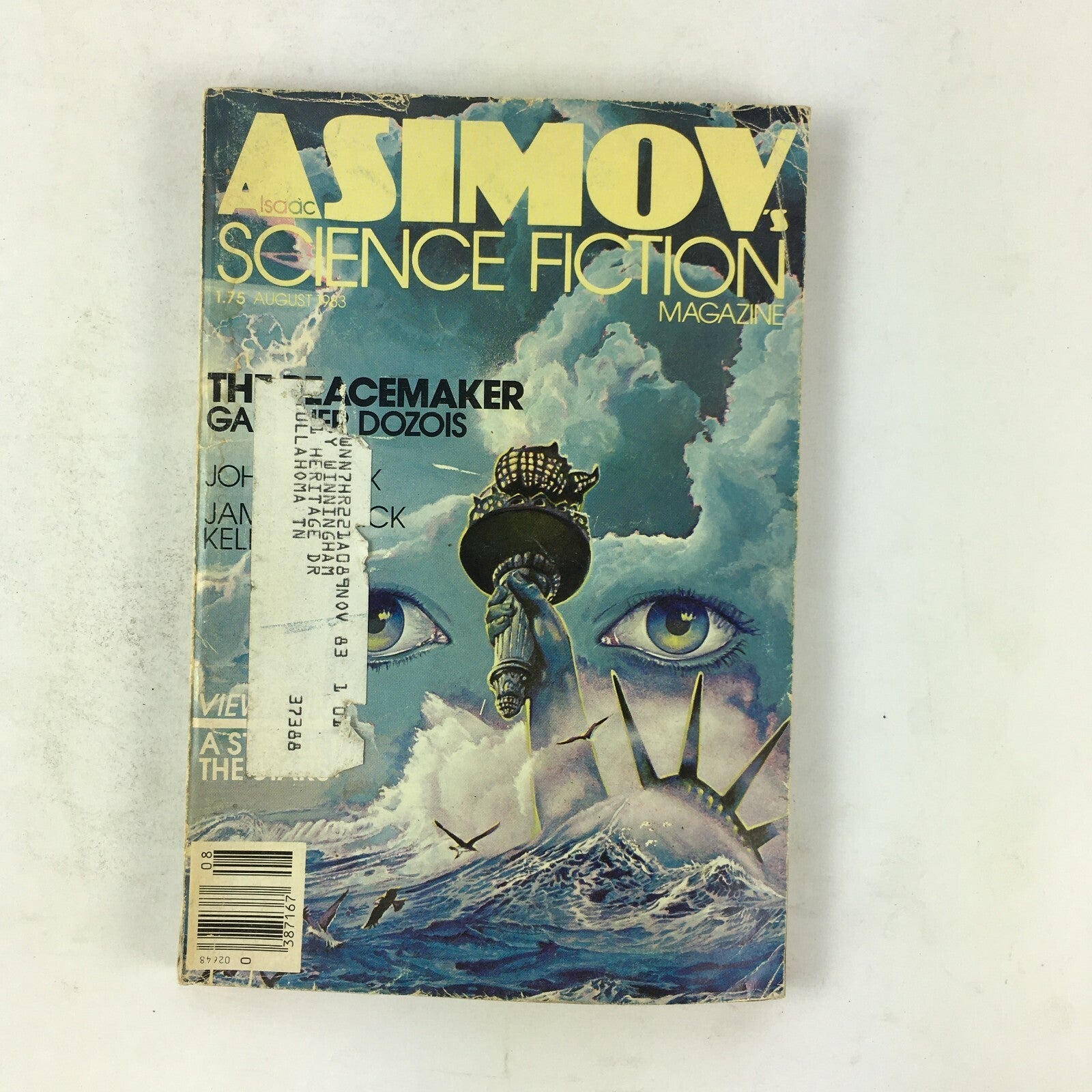 August 1983 Isaac Asimov's Science Fiction Magazine The Peacemaker GardnerDozois