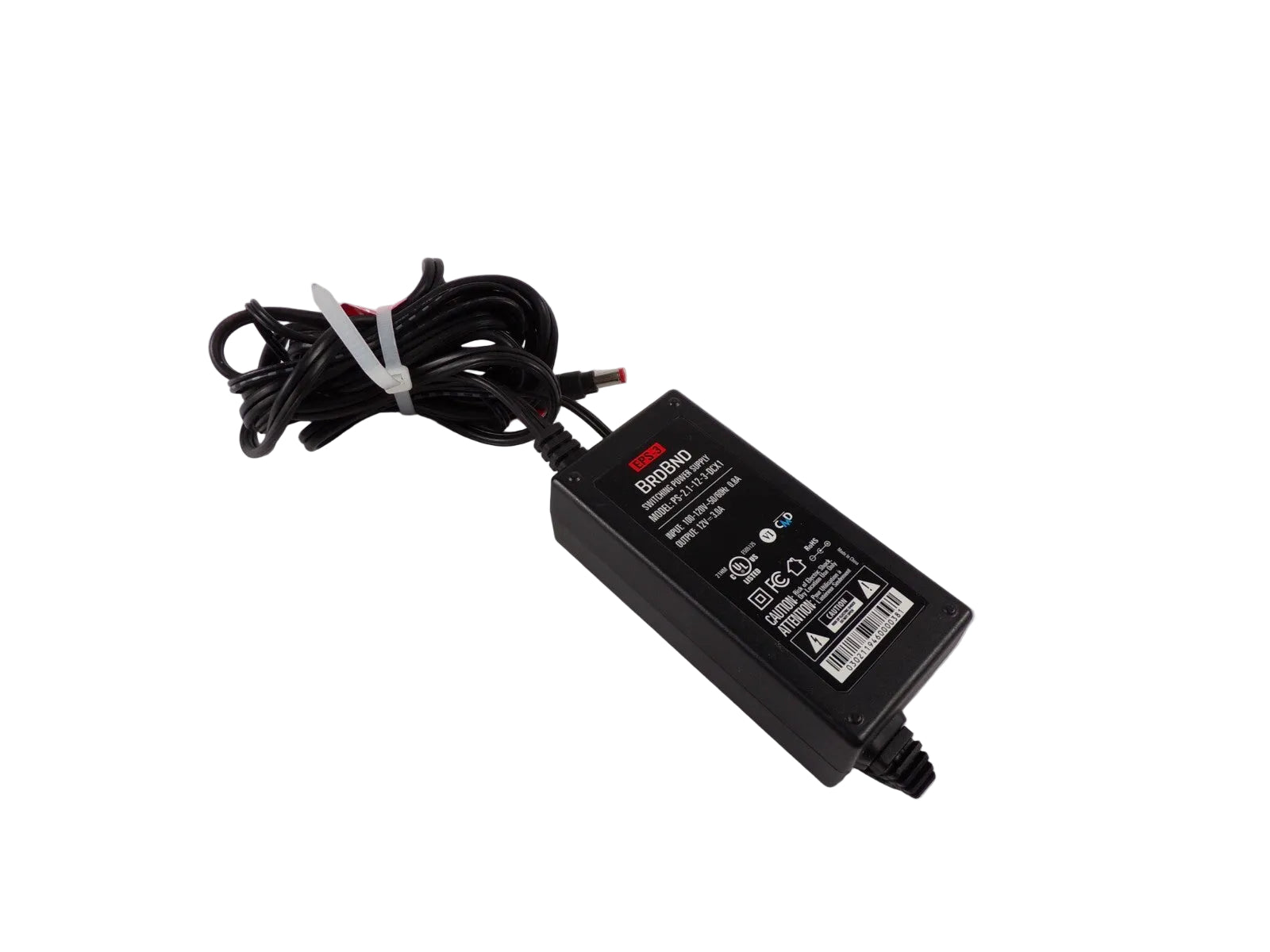 Genuine Brdbnd PS-2.1-12-3-DCX1 Output 12 V 3.0 A Power Supply Adapter A00